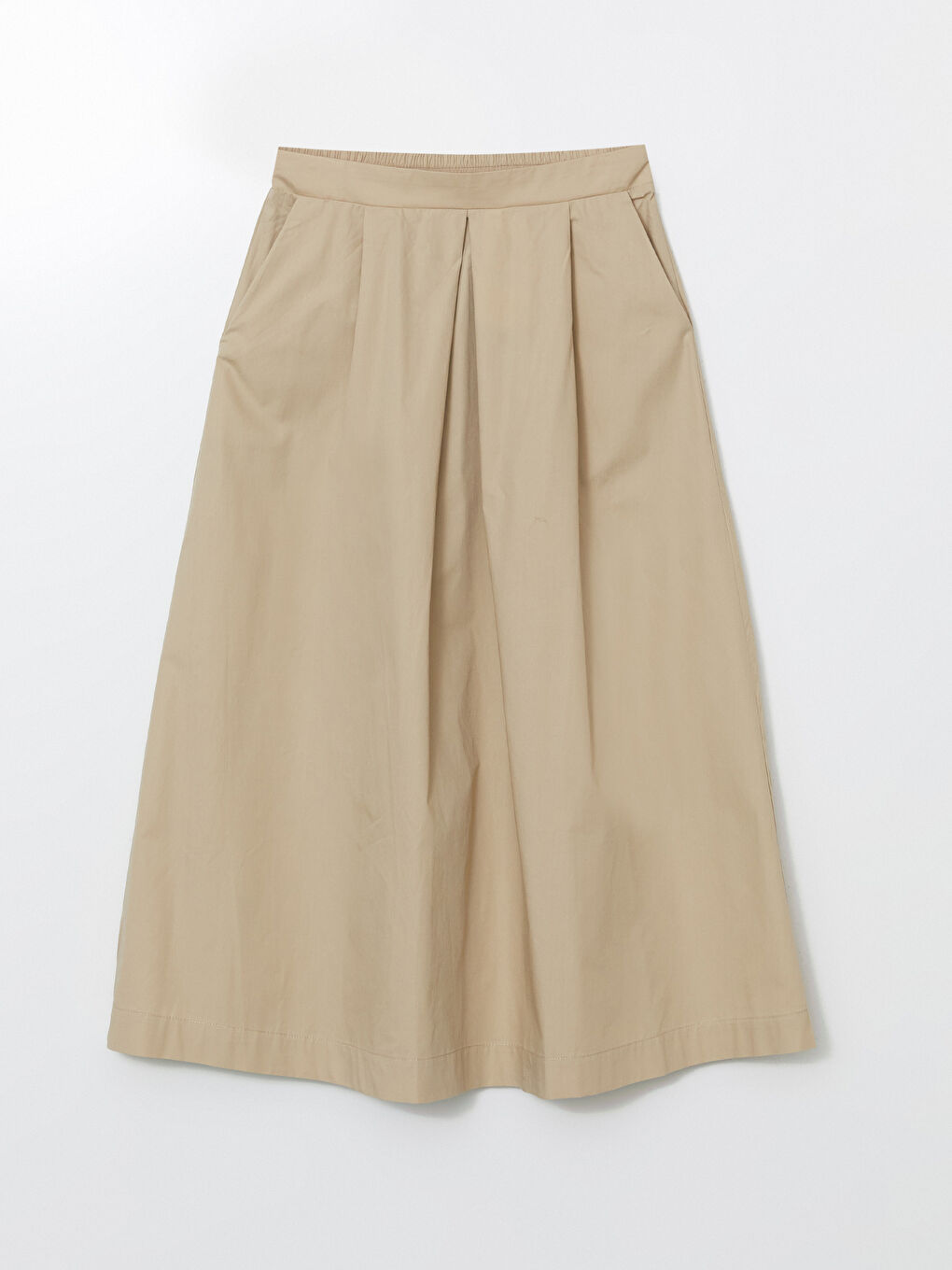 Elasticated Waist Cotton Skirt -S5H869Z8-KD3