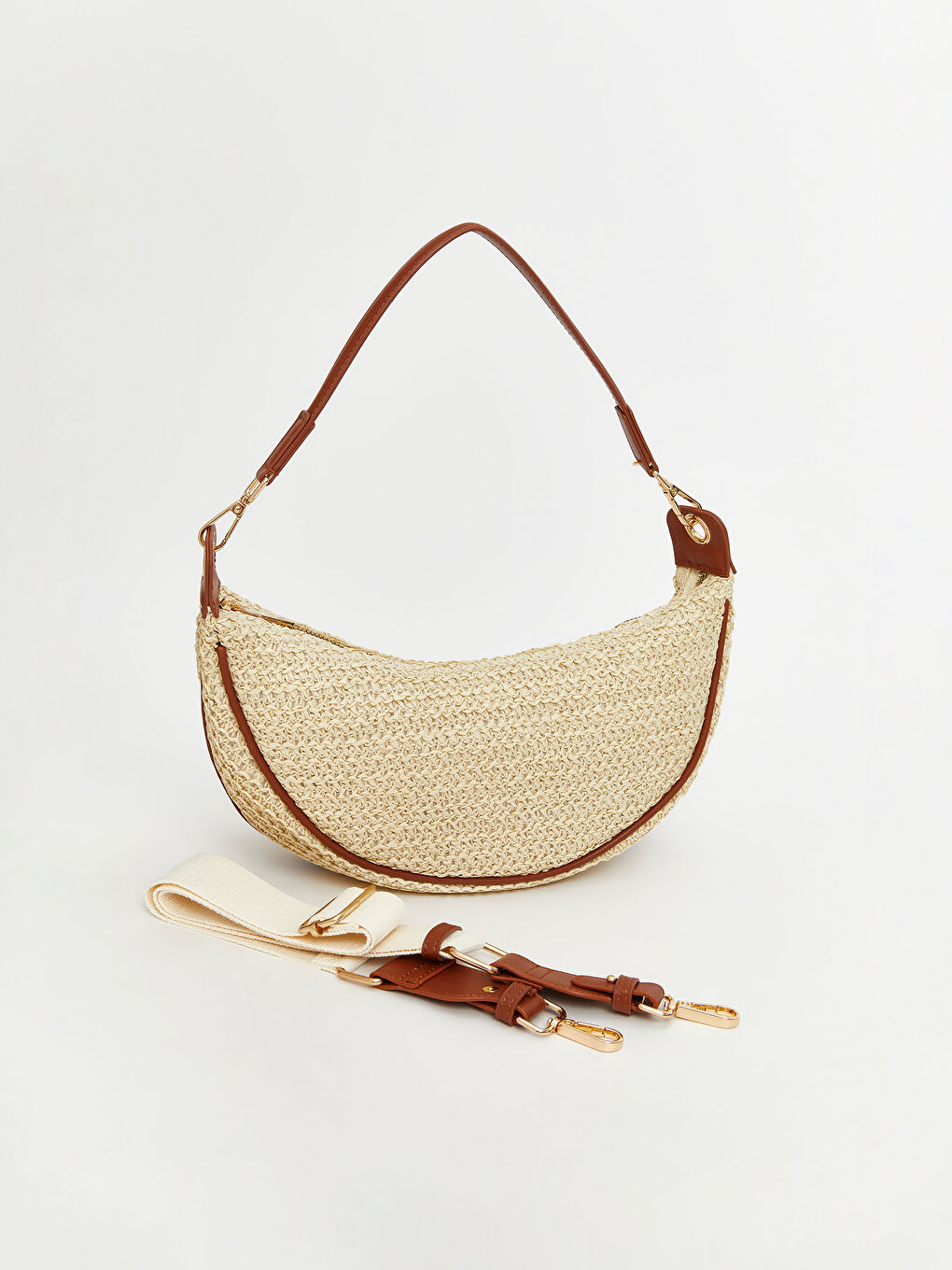 Women's Shoulder Bag with Removable Strap -S5H894Z8-EEW