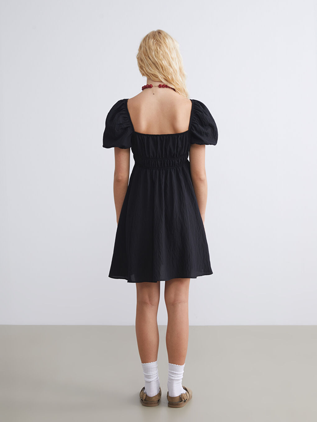 XSIDE Square Collar Women's Dress -S5H913Z8-CVL