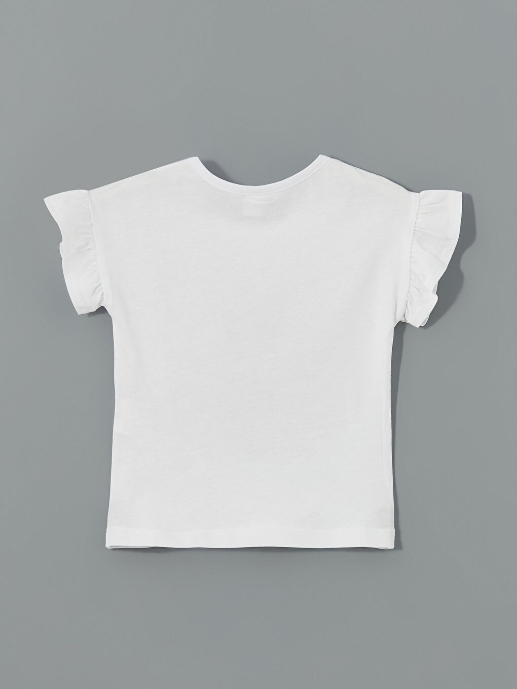 Crew Neck Floral Girls T-Shirt -S5H937Z1-J5E