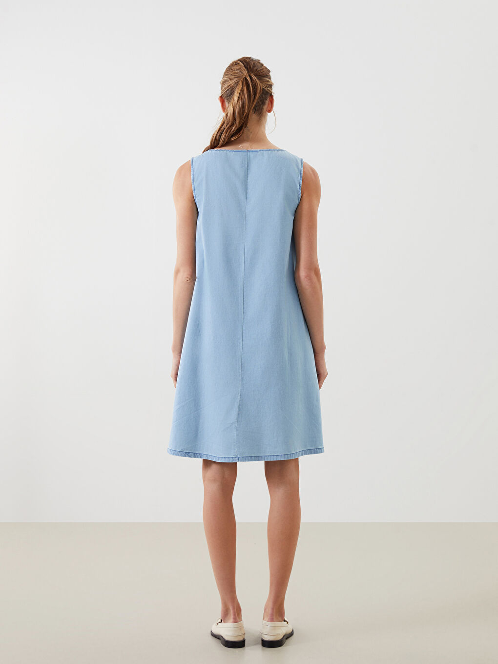 Woman INDIGO Denim Dress -S5H956Z8-311