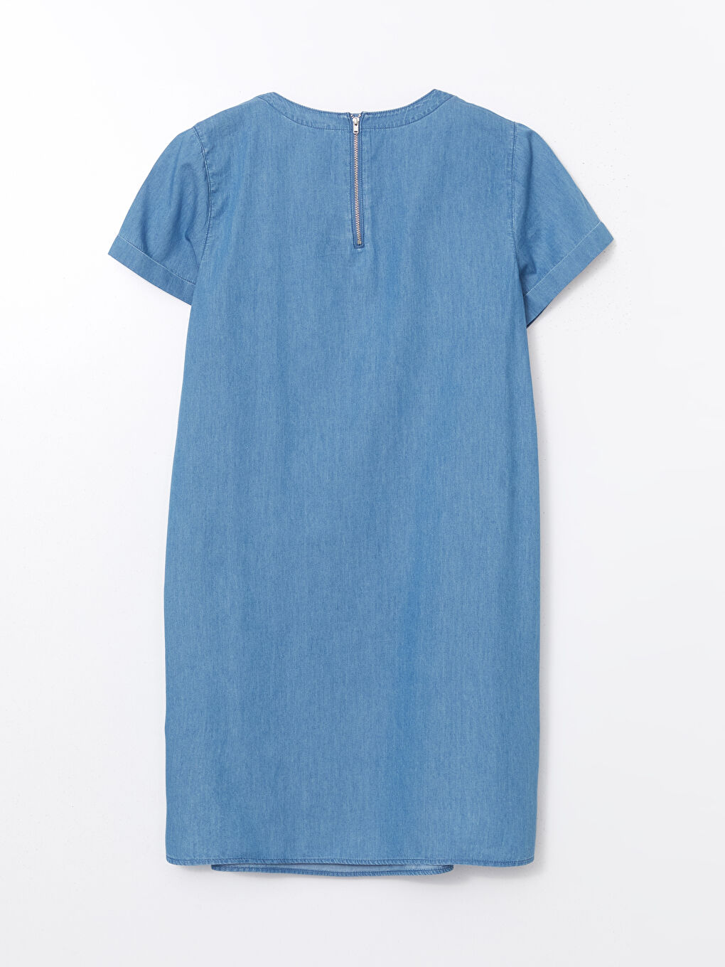 Crew Neck Denim Dress -S5H957Z8-563