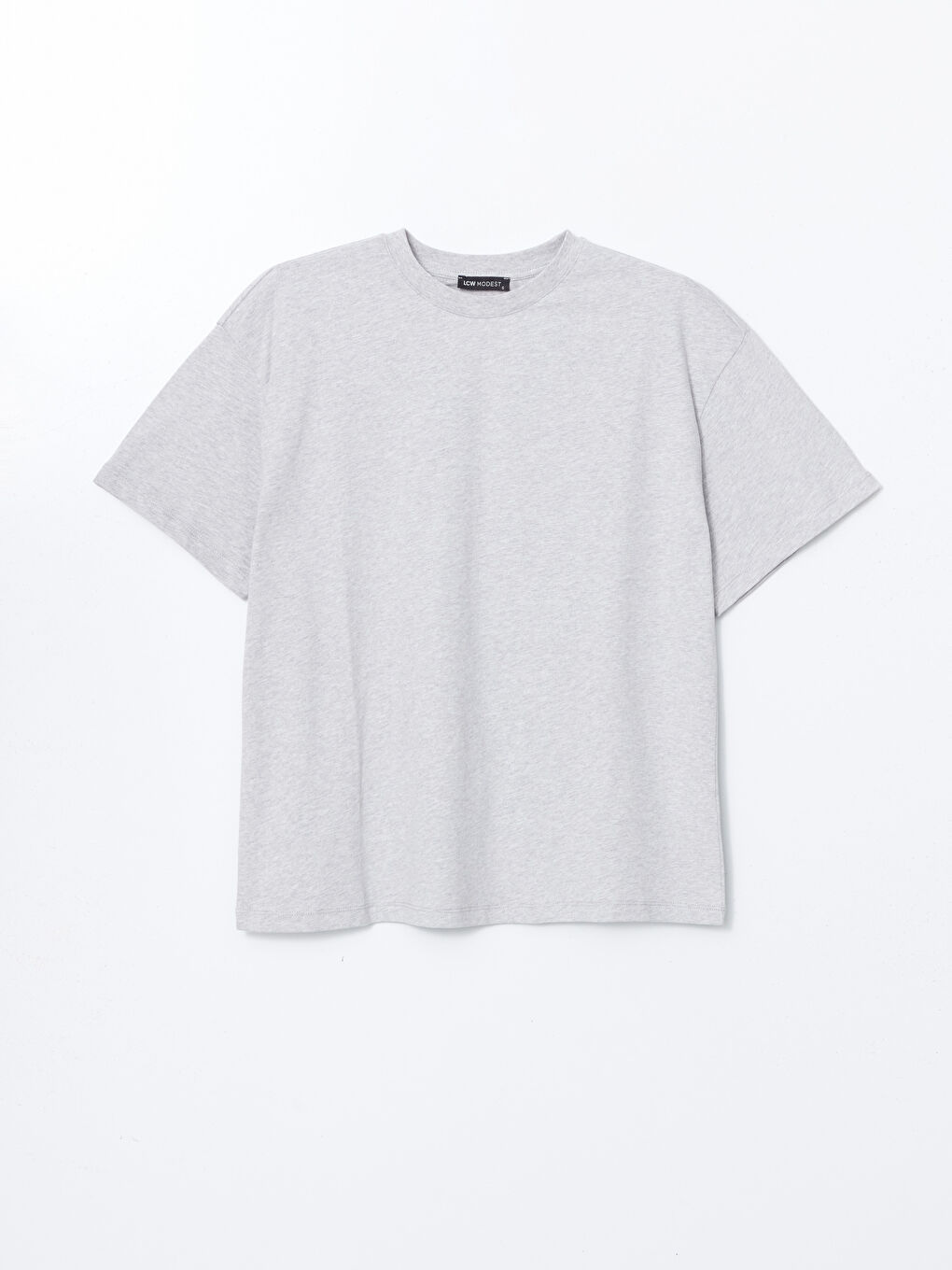 Crew Neck Oversize Women's Tunic -S5HA28Z8-D2X