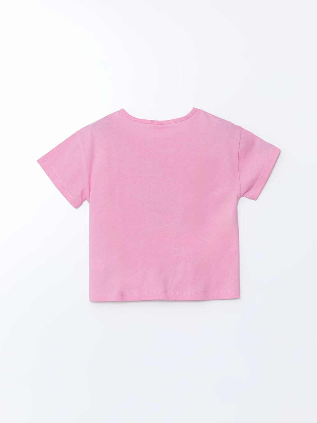 Crew Neck Printed Girl's T-Shirt -S5HA55Z1-GA5