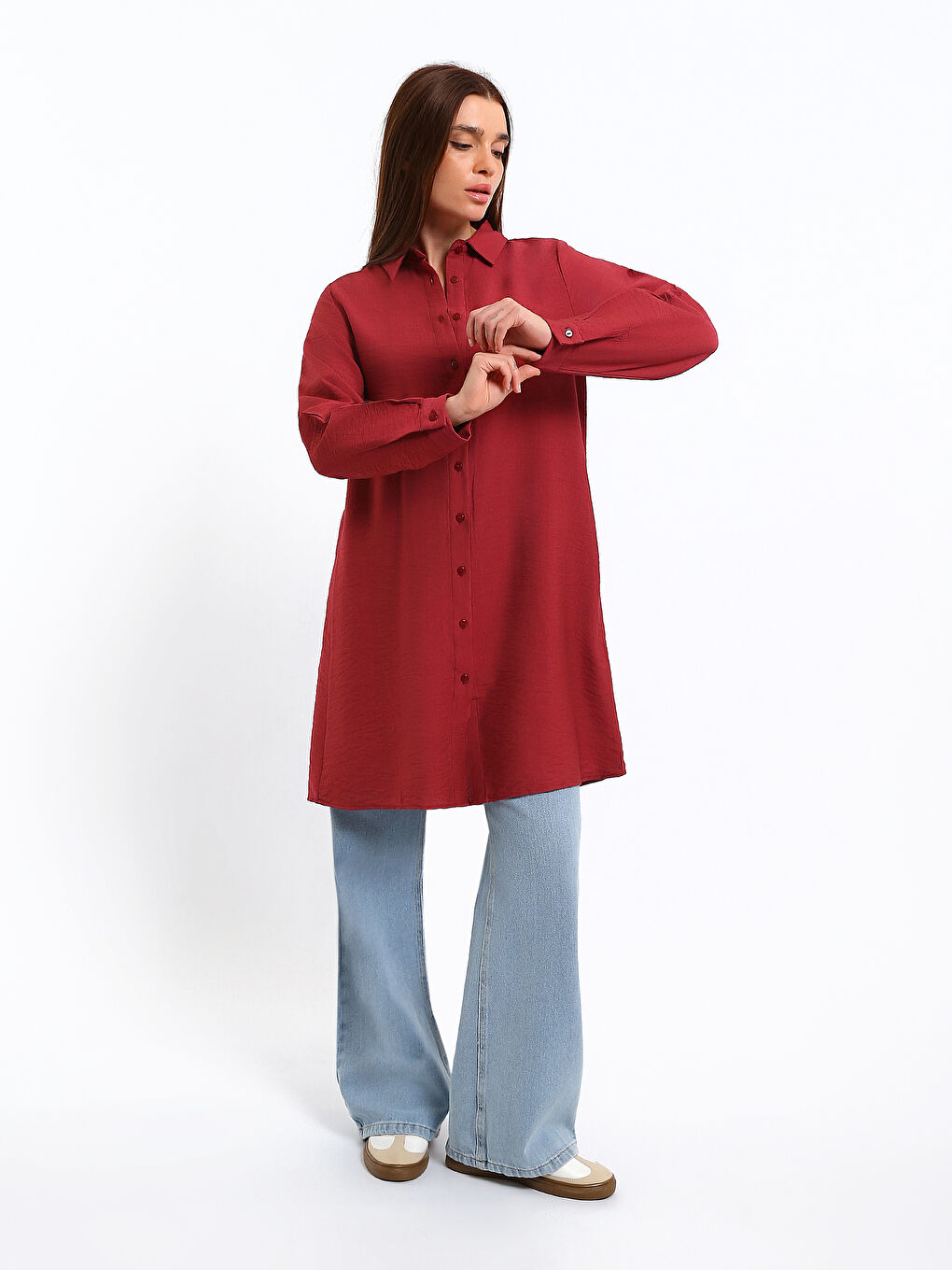 Regular Fit Women's Shirt Tunic-1