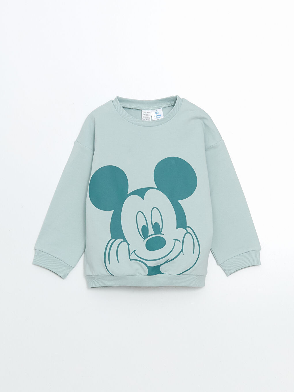 Mickey Mouse Printed Baby Boys' Sweatshirt and Sweatpants Set -S5HB11Z1-YXR
