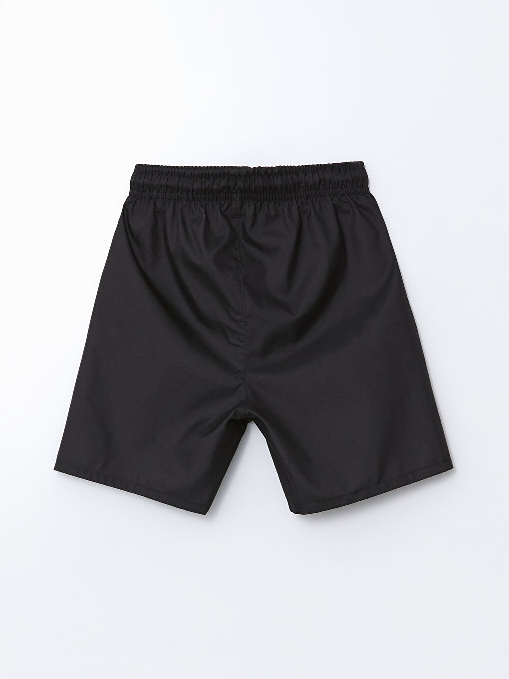 Siyah Beli Lastikli UV Korumalı Beşiktaş Baskılı Erkek Çocuk Deniz Şortu-1