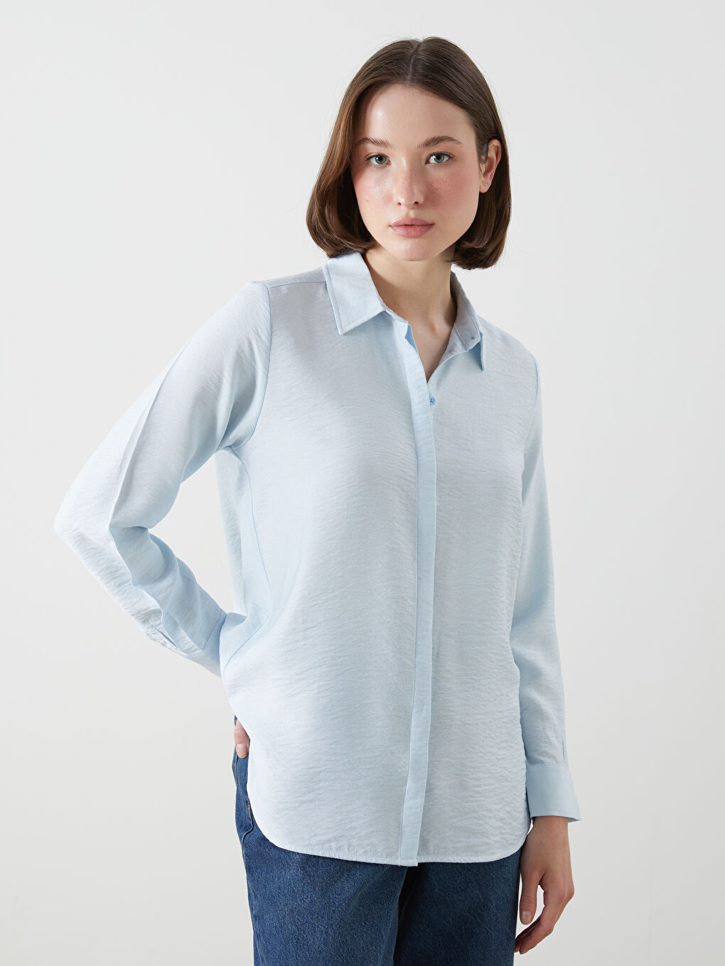 Regular Fit Women's Shirt -S5HB95Z8-QWQ