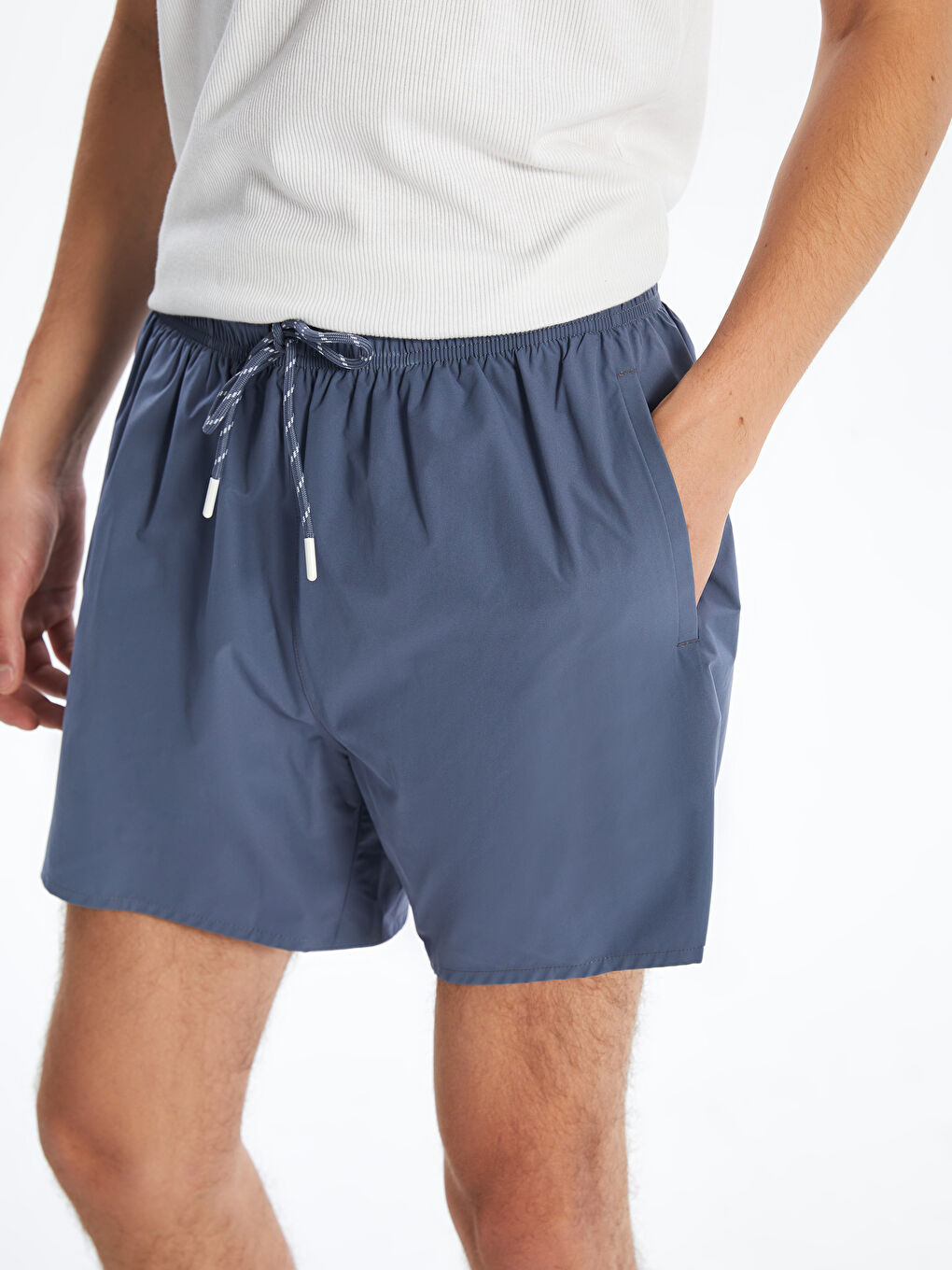 İndigo Kısa Boy Basic Erkek Deniz Şortu-2