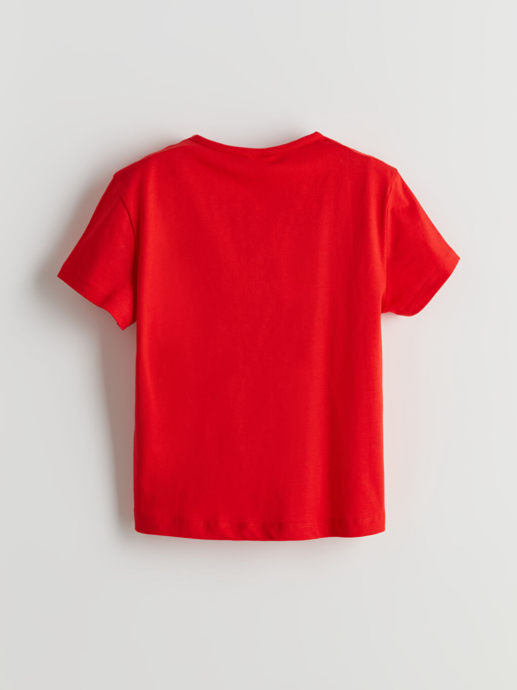 Crew Neck Basic Short Sleeve Girls T-Shirt -S5HD08Z1-HBH