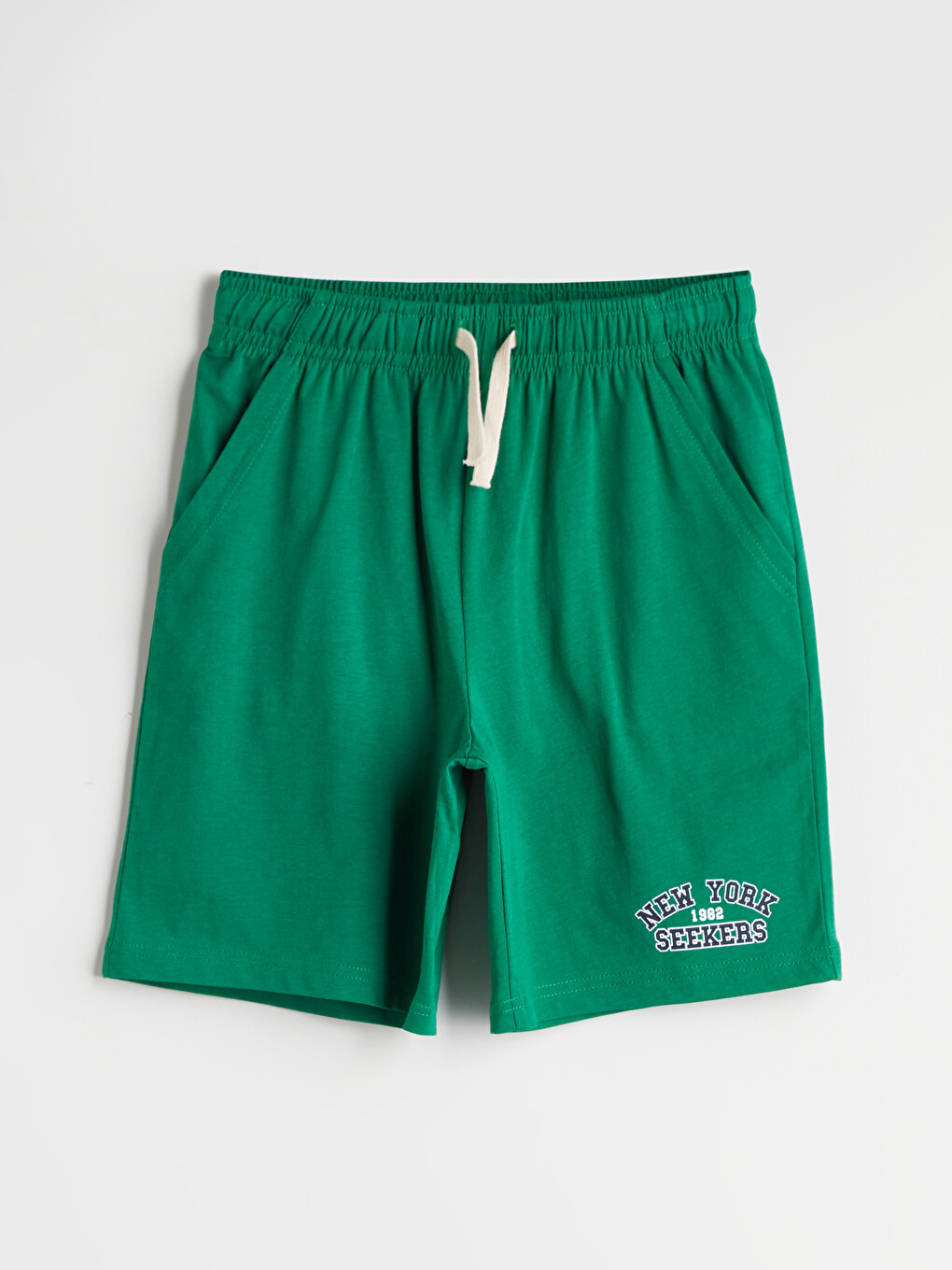 Elastic Waist Boys' Shorts-1