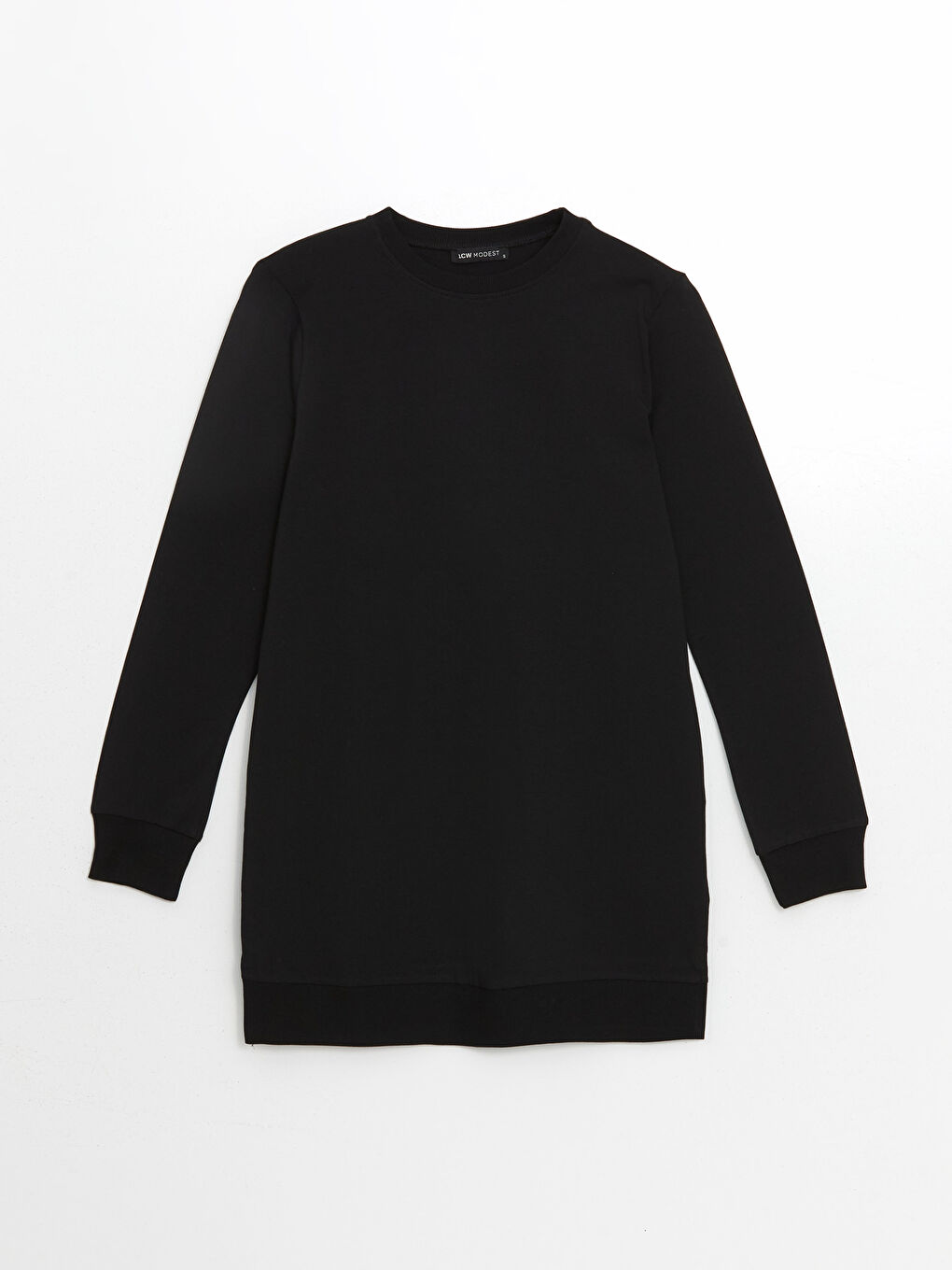 Crew Neck Women's Sweatshirt Tunic -S5HD29Z8-CVL