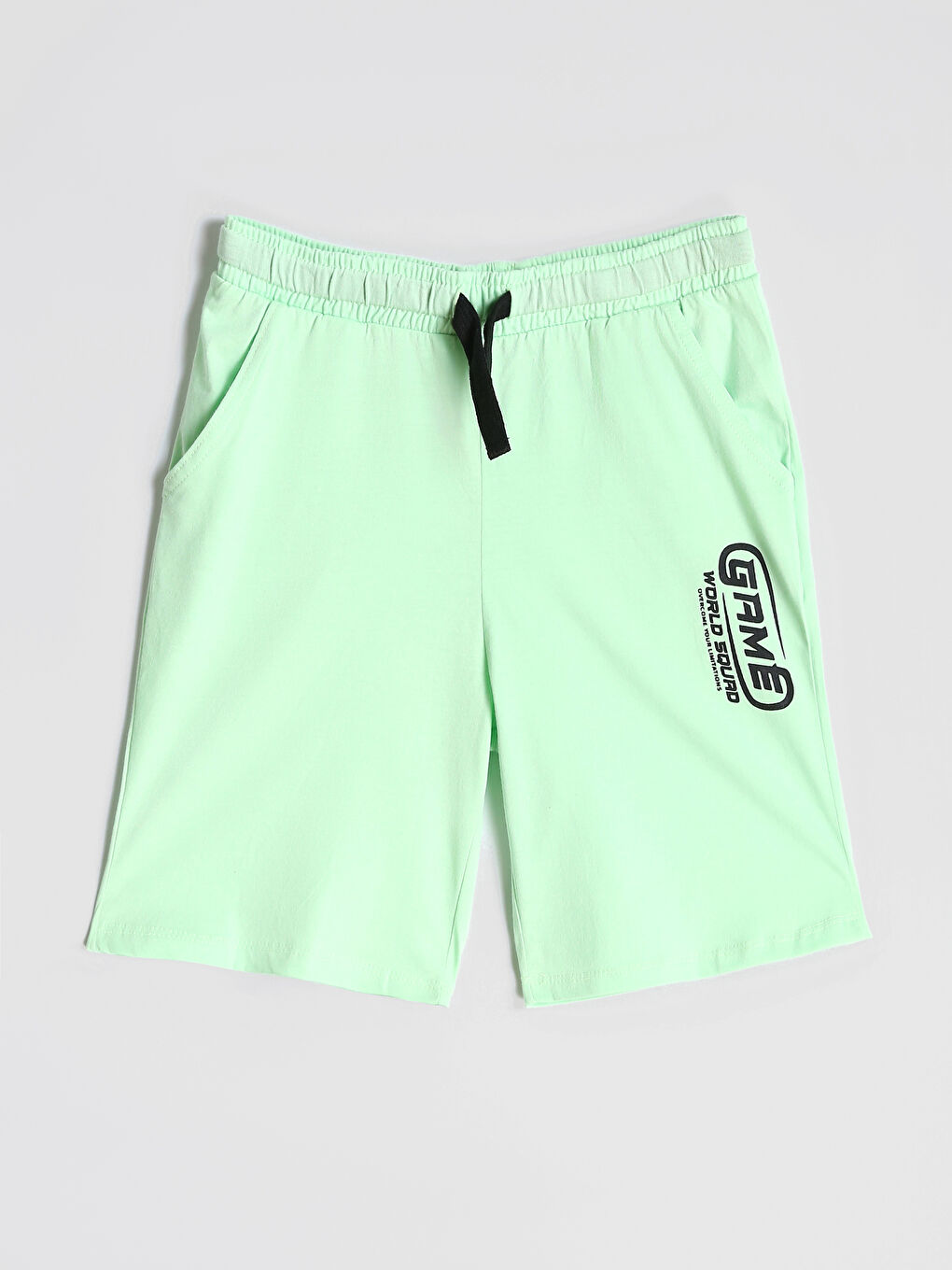 تيشيرت بياقة دائرية وشورت للأولاد-2