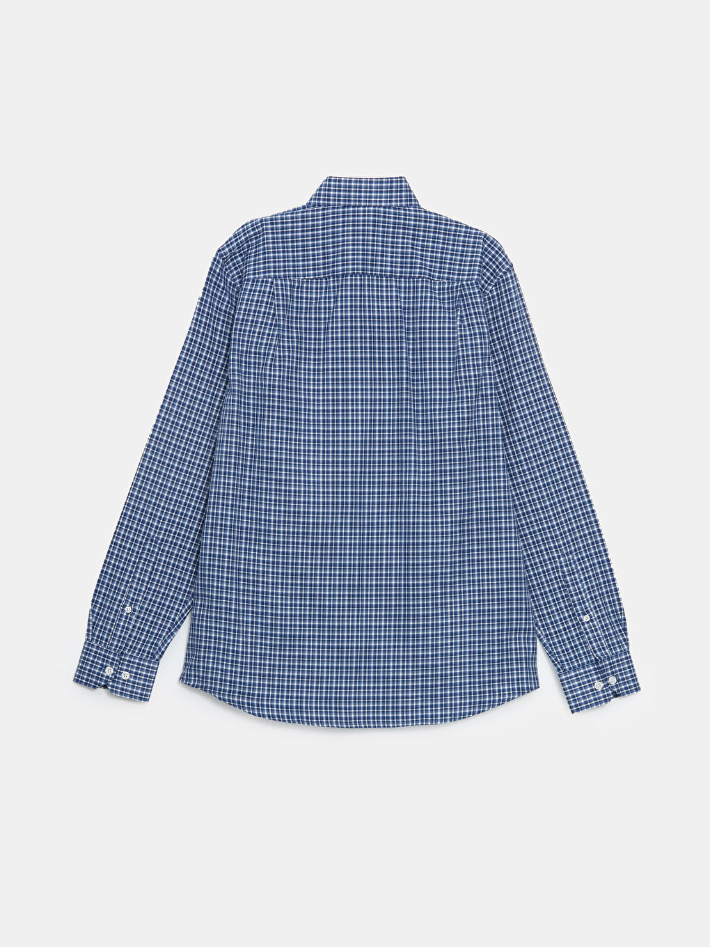 LCWAIKIKI Formal Muška košulja standardnog kroja, dugih rukava, karirana, od gabardina -S5HD46Z8-LLC