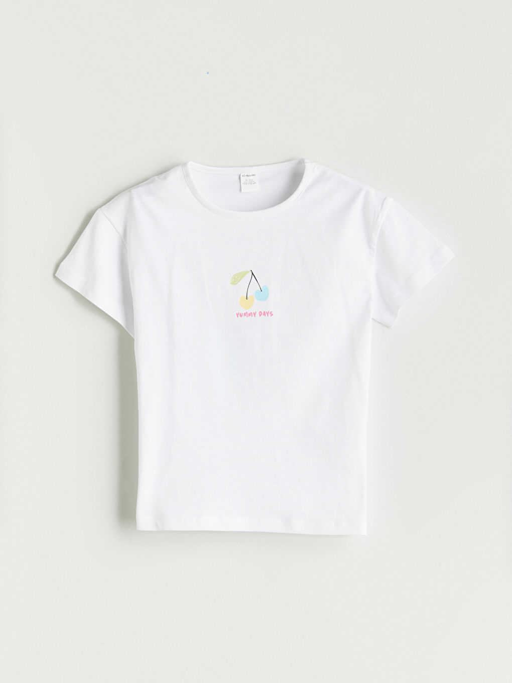 Crew Neck Printed Jersey Girls' T-Shirt -S5HD69Z1-JYX