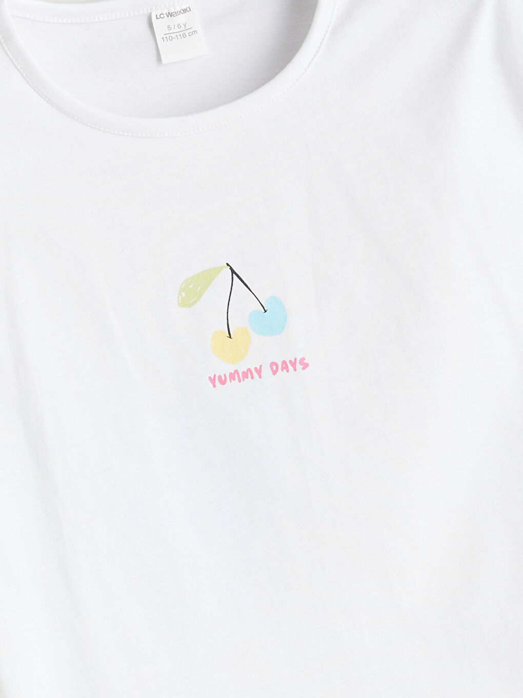 Crew Neck Printed Jersey Girls' T-Shirt -S5HD69Z1-JYX
