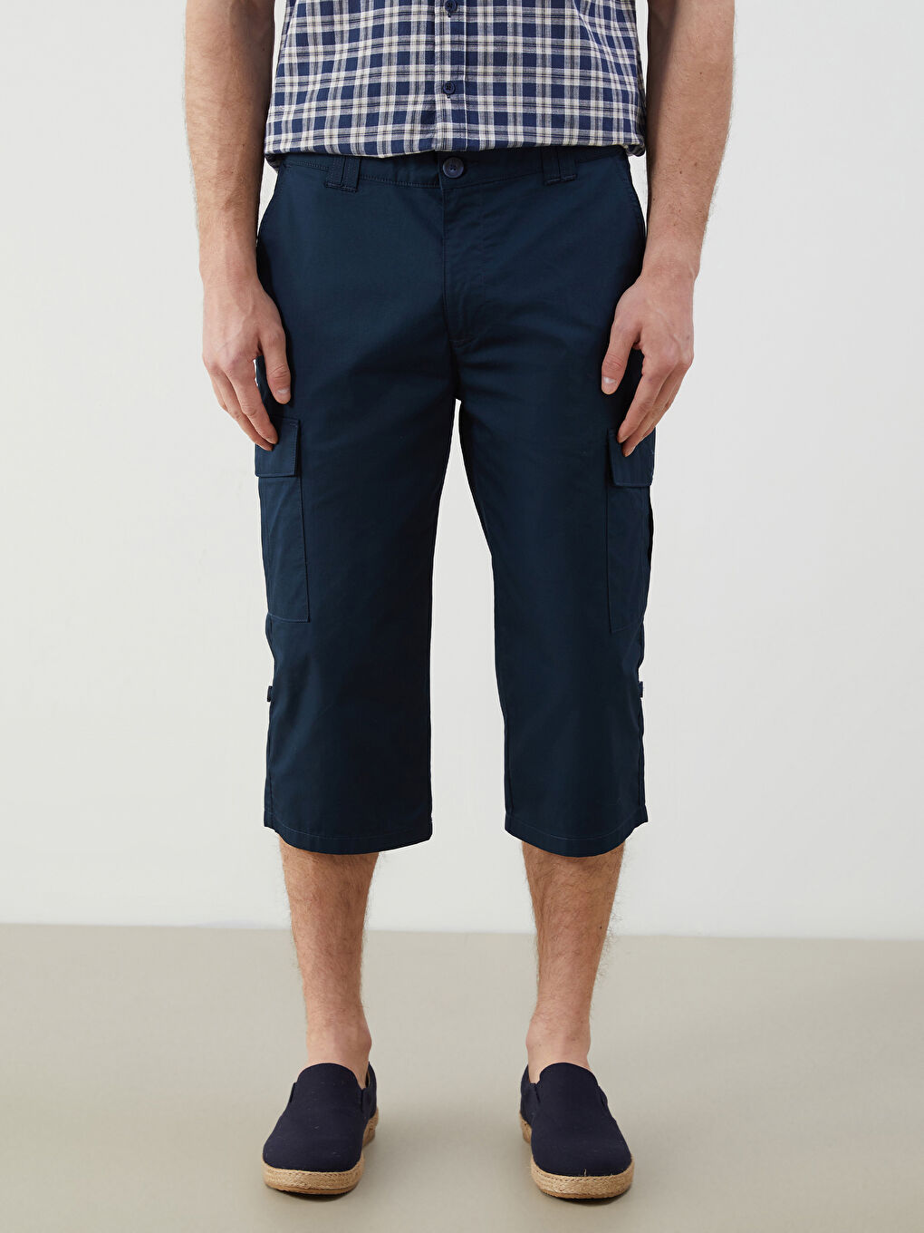 شورت كارغو تويل عادي للرجال-1