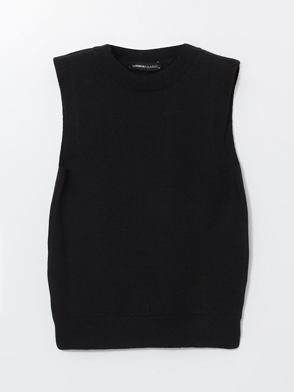 Crew Neck Women's Knitwear Sweater Vest -S5HD82Z8-CVL
