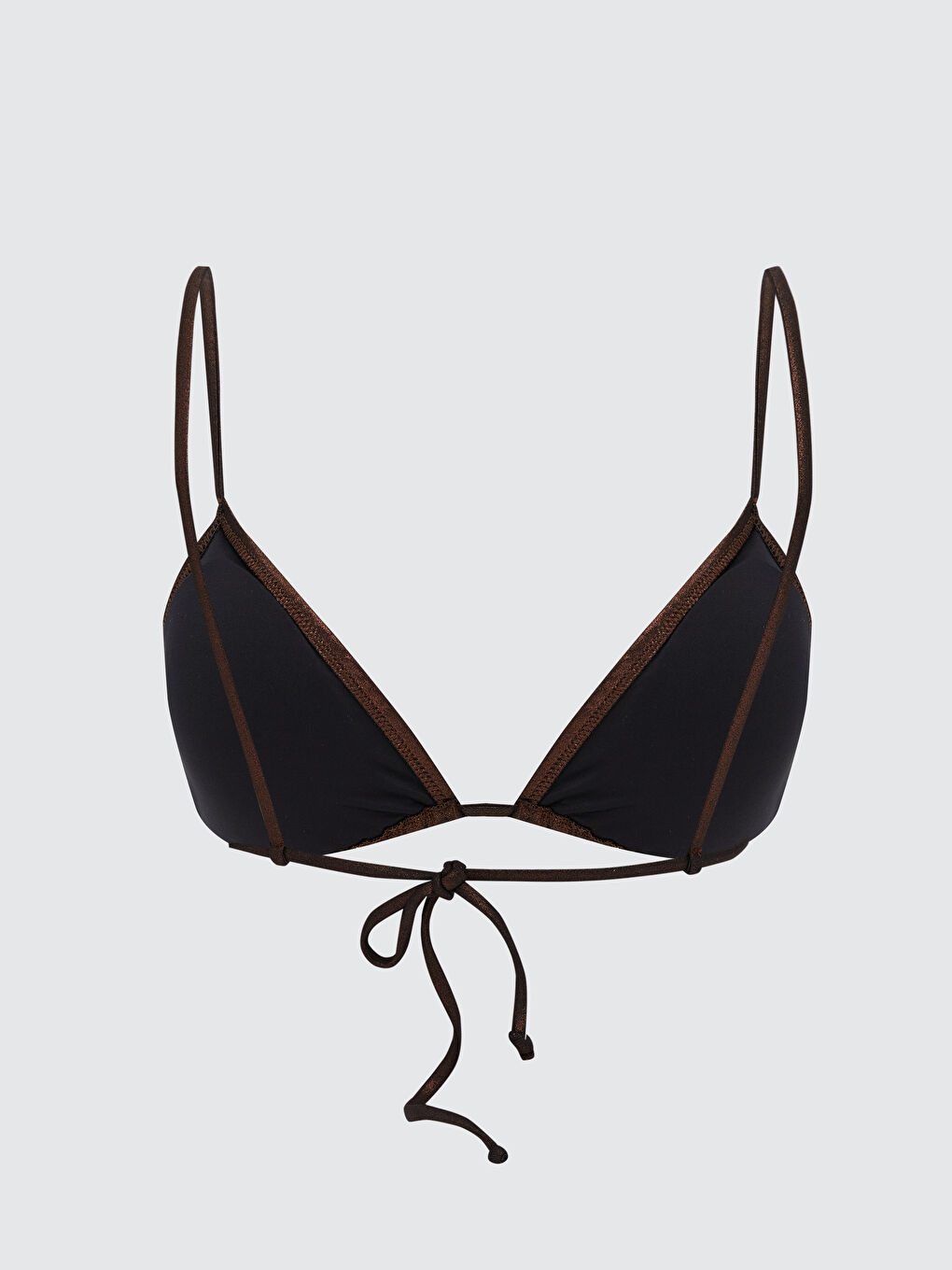 Plain Women's Bikini Top with Removable Pads -S5HE33Z8-G8Z