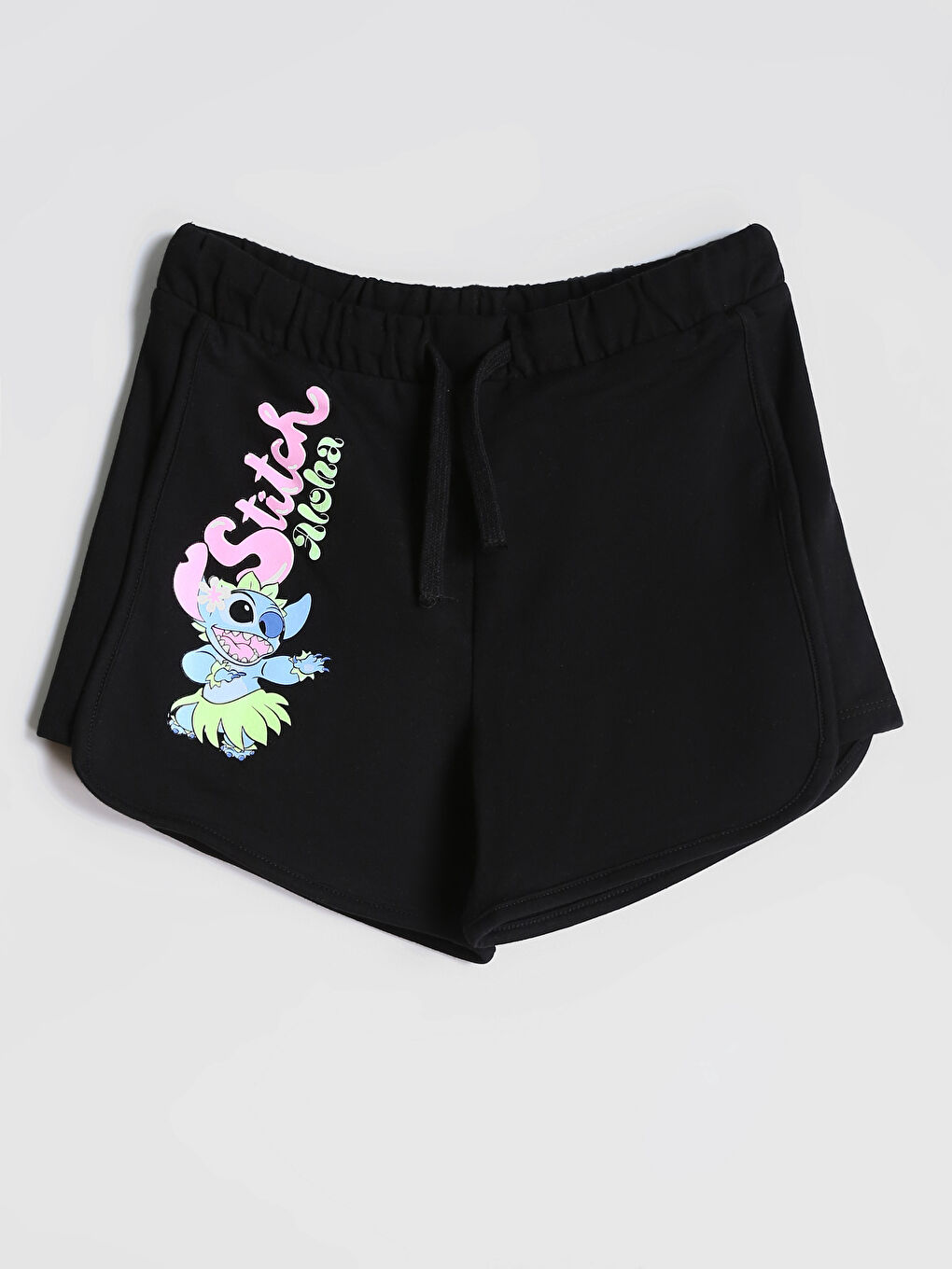 Stitch Printed Girls' Shorts