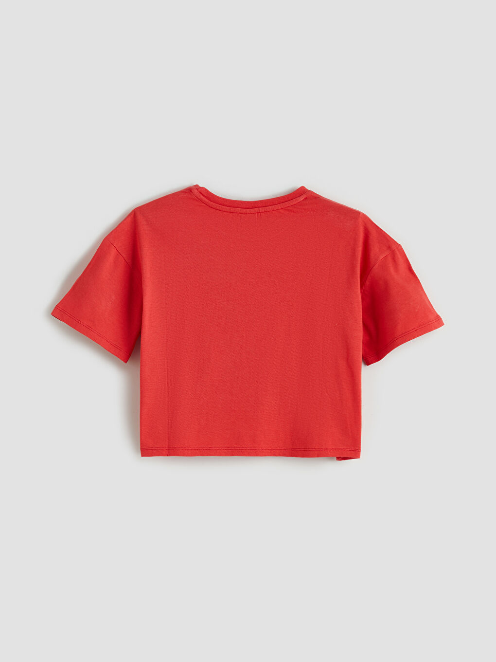 Crew Neck Girls' T-Shirt-1