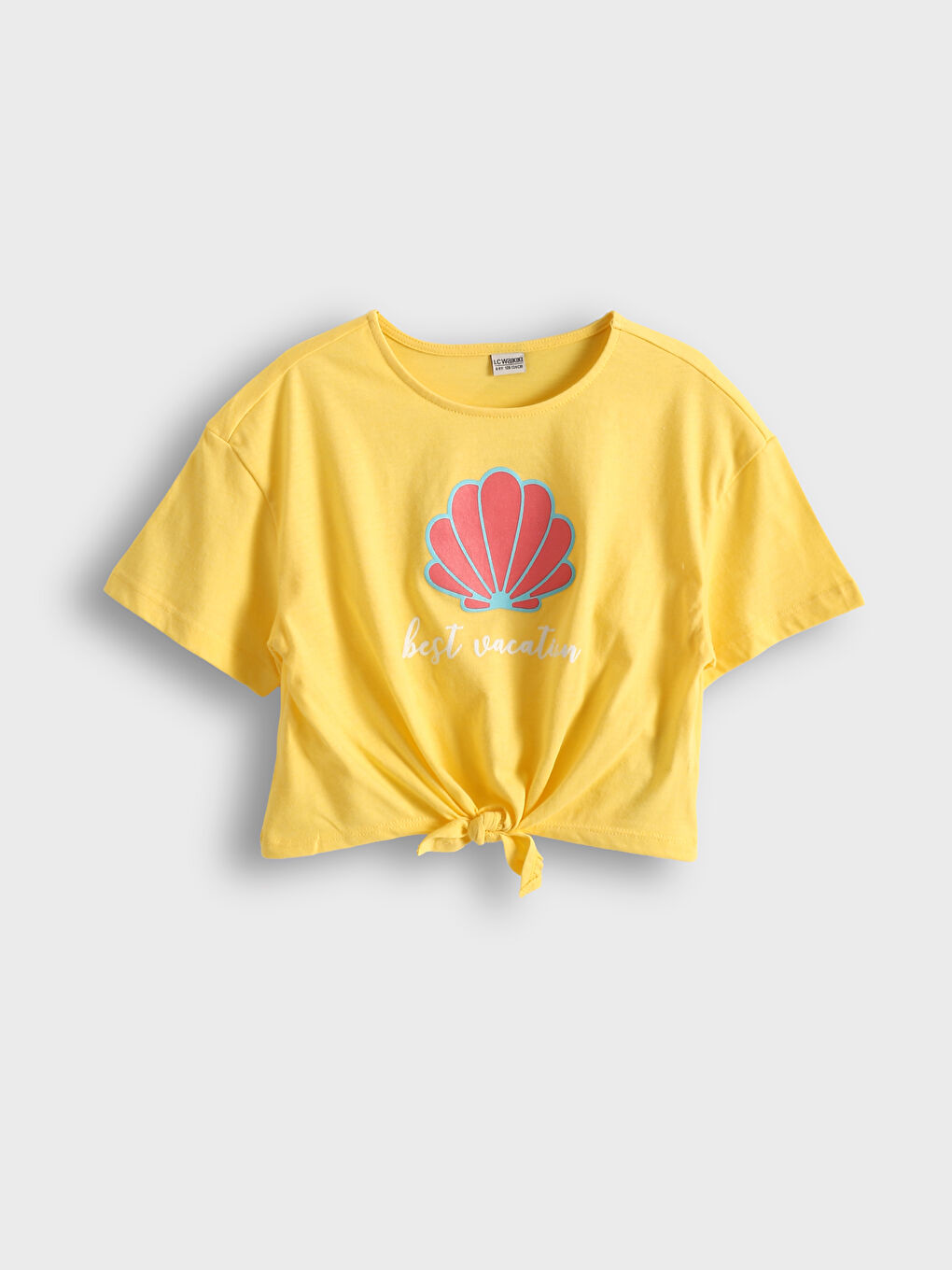 T-shirt imprimé à col rond pour Filles