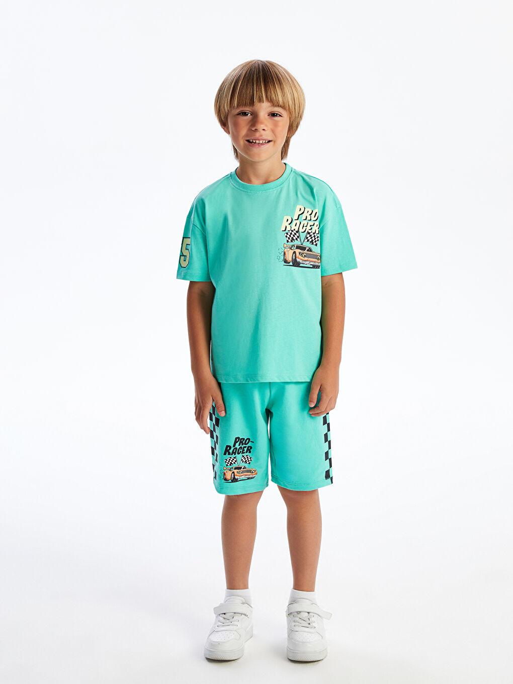 LCW baby Los Angeles Printed Jersey Baby Boys' T-Shirt -S5HF11Z1-FNJ