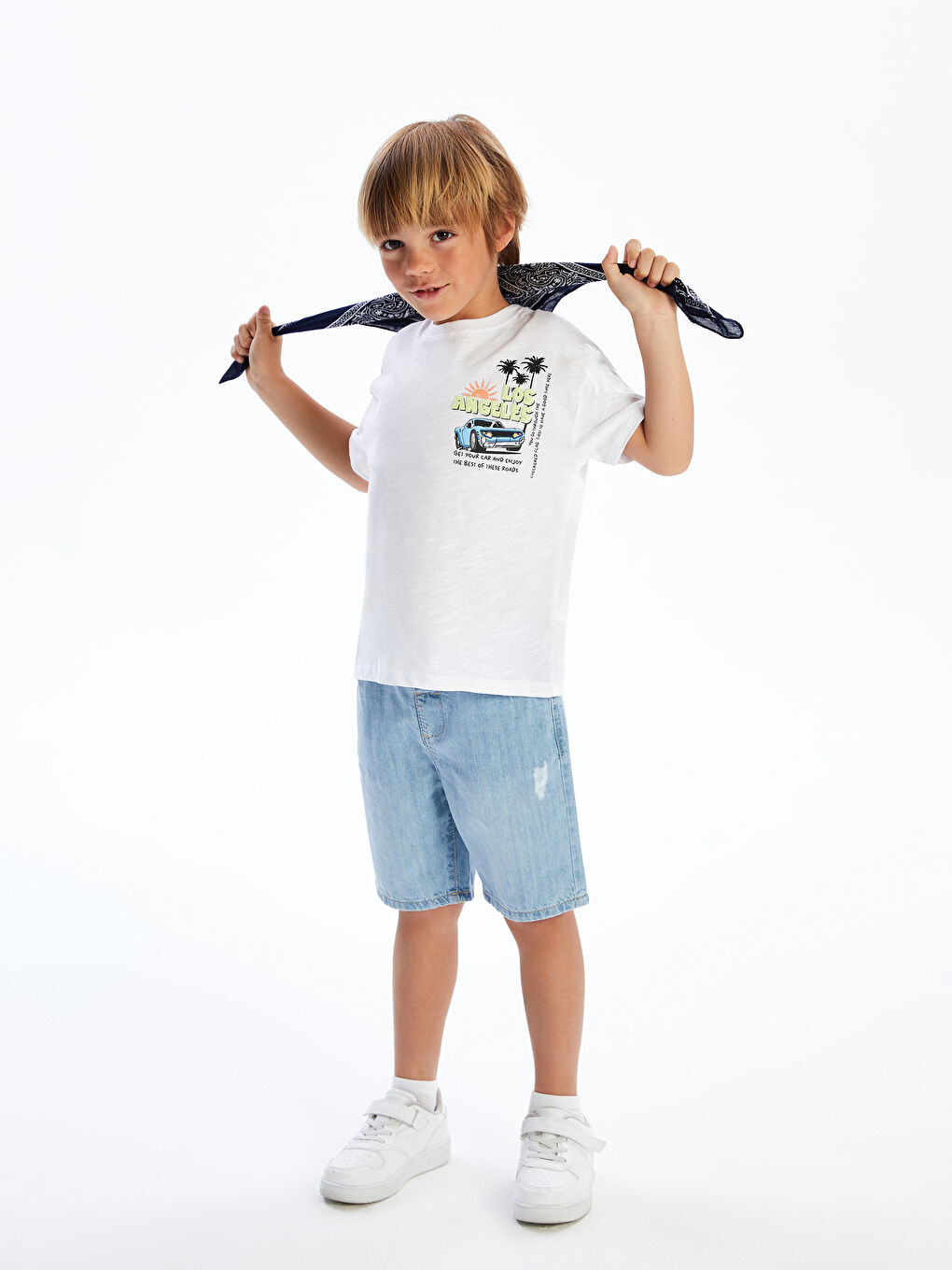 LCW Kids Crew Neck Printed Boys' T-Shirt -S5HF12Z1-Q6K