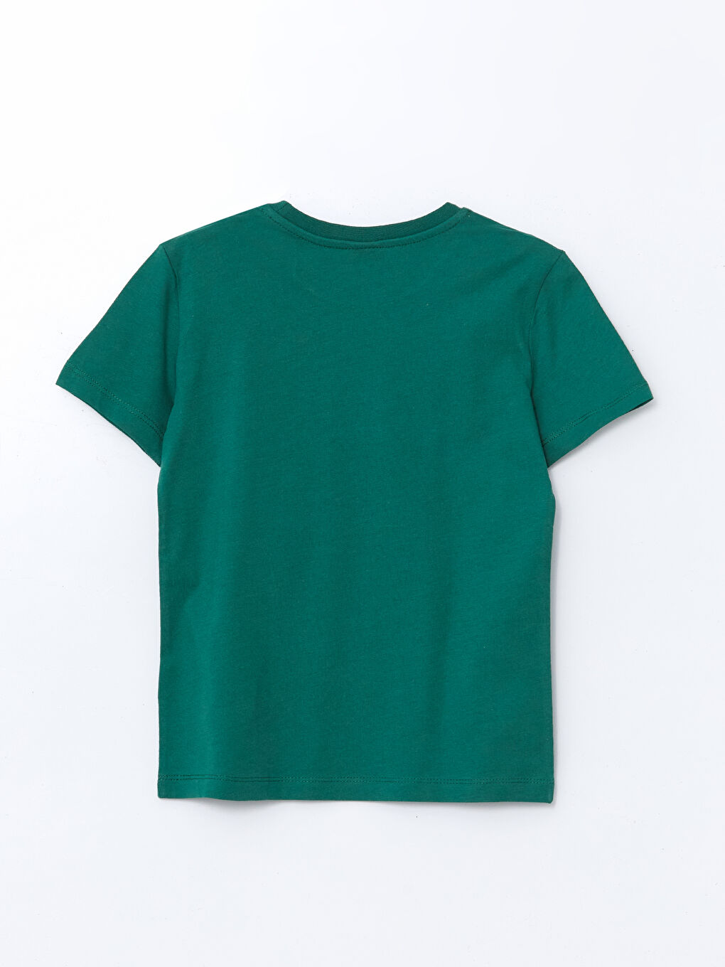 Haki Bisiklet Yaka Erkek Çocuk Tişört-1