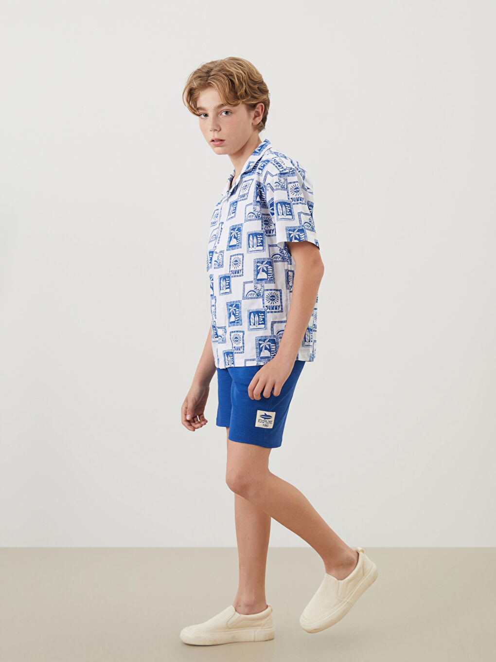 Elasticated Waist Boys' Shorts -S5HF34Z4-R4A