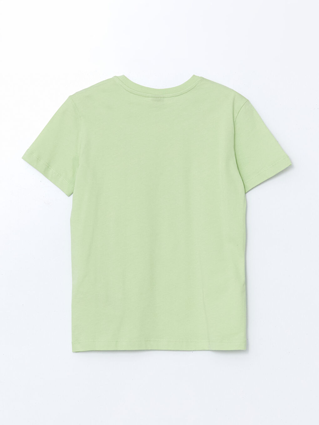 Yeşil Bisiklet Yaka Erkek Çocuk Tişört-1