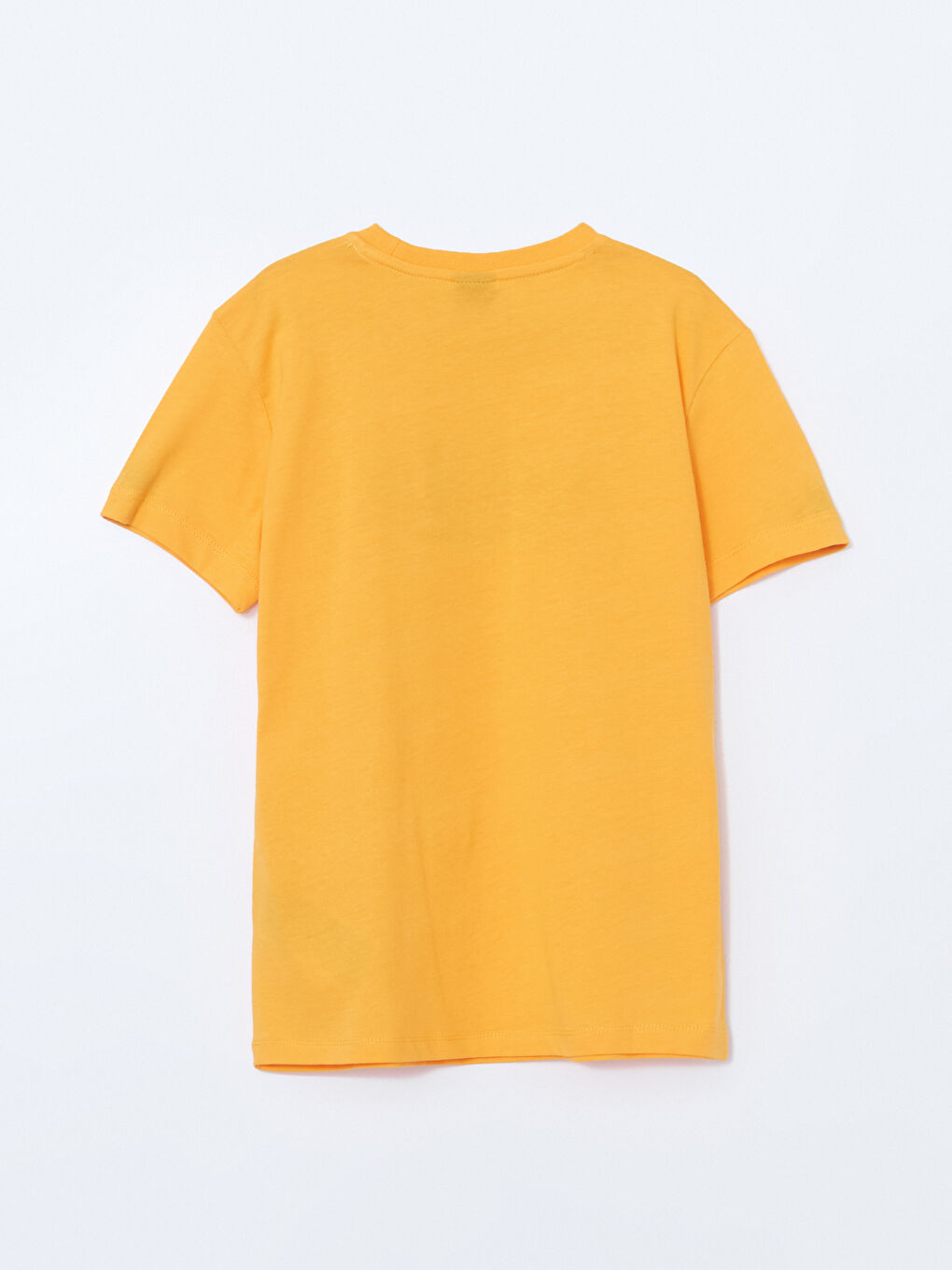 Turuncu Bisiklet Yaka Erkek Çocuk Tişört-2