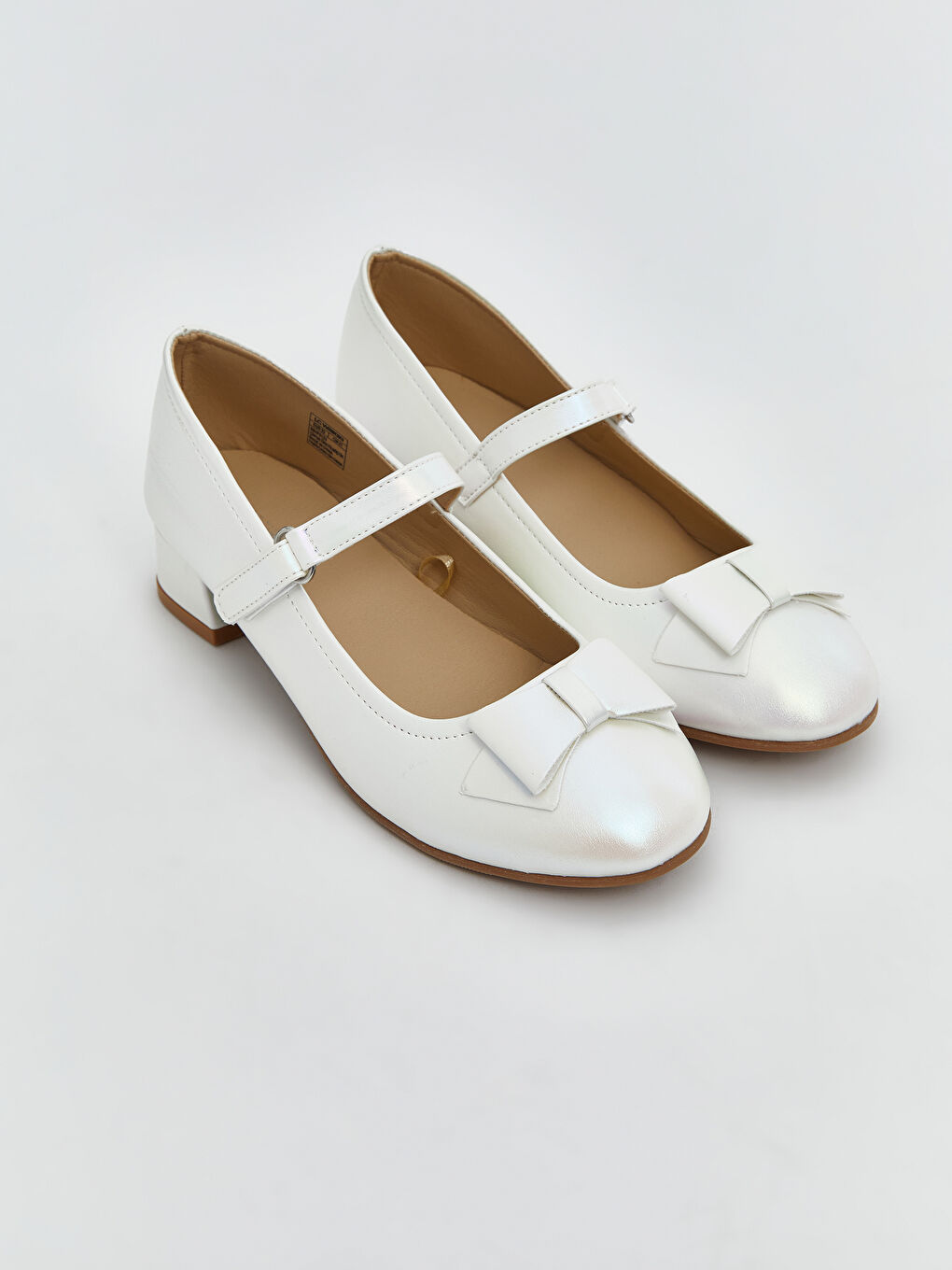 Bow Detailed Girl's Flat Shoe -S5HF51Z4-EEW