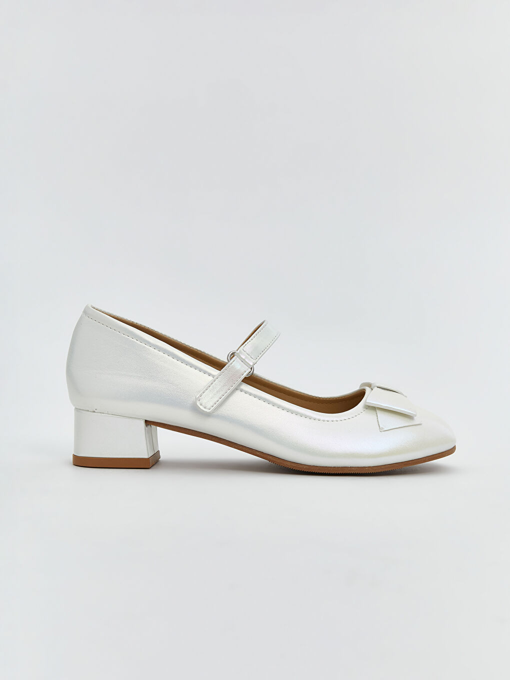 Bow Detailed Girl's Flat Shoe -S5HF51Z4-EEW