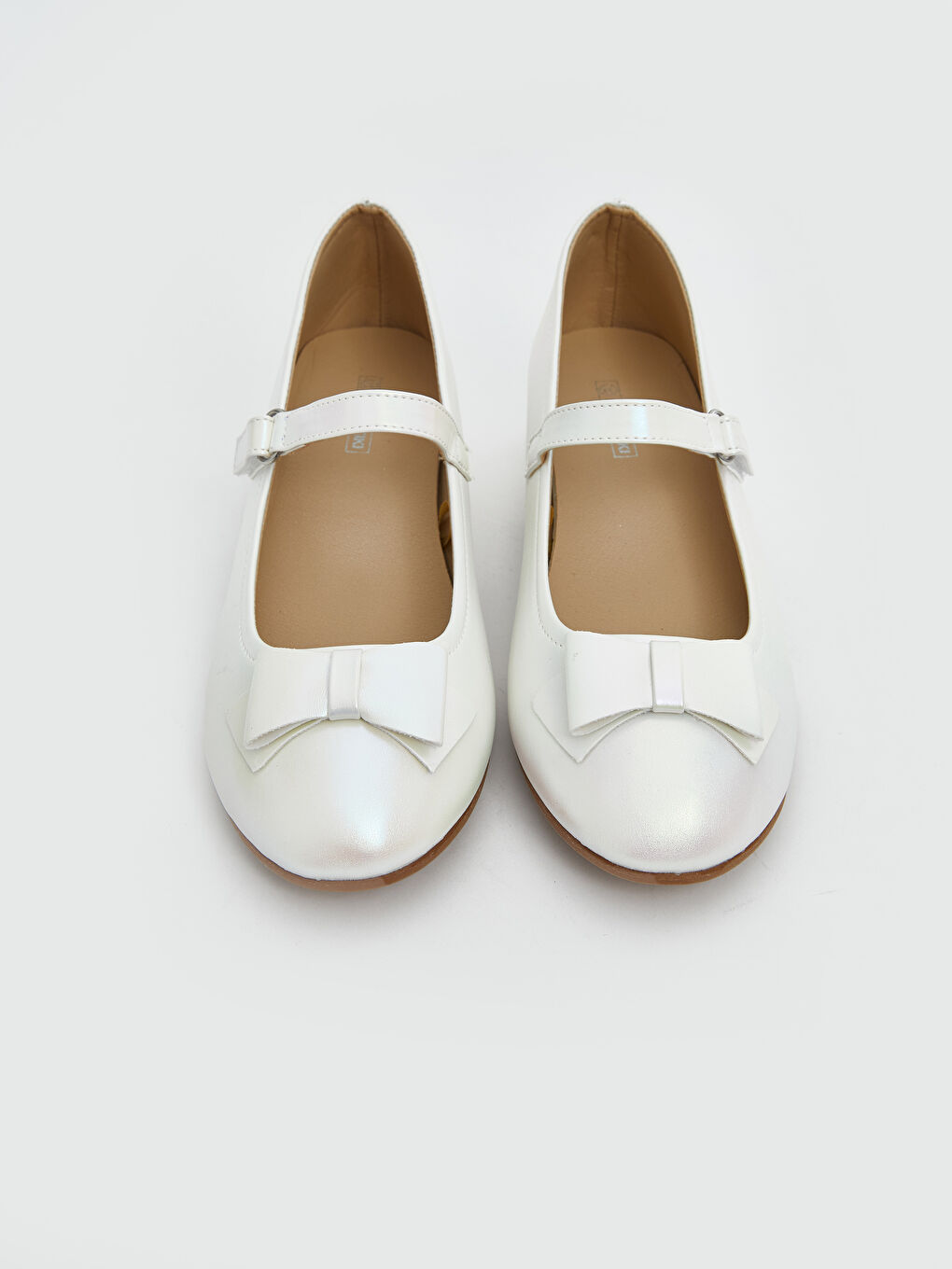 Bow Detailed Girl's Flat Shoe -S5HF51Z4-EEW