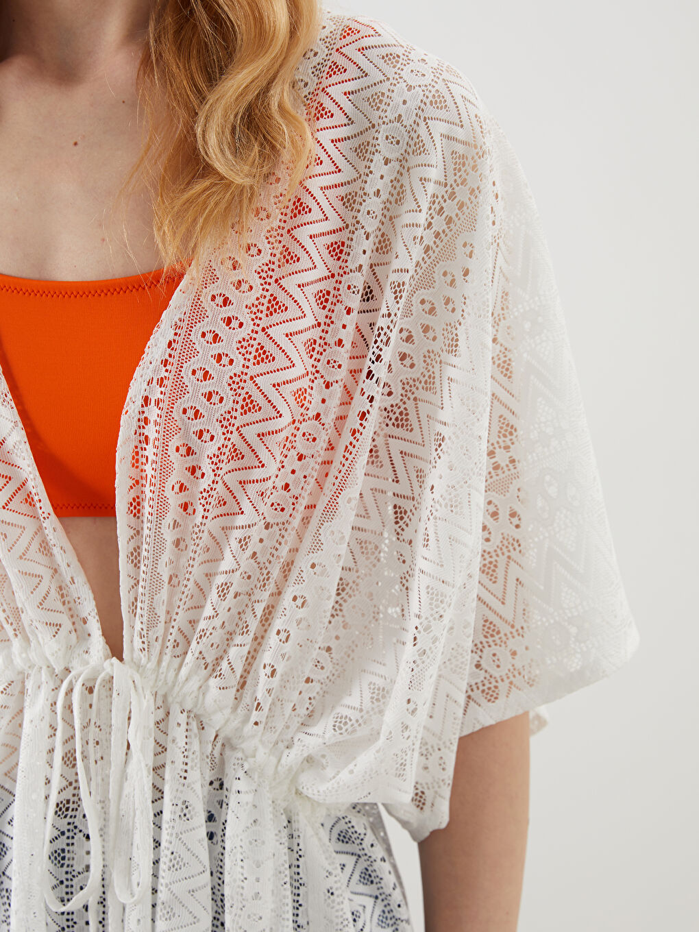 Woman WHITE Beach Dress -S5HF52Z8-FFB