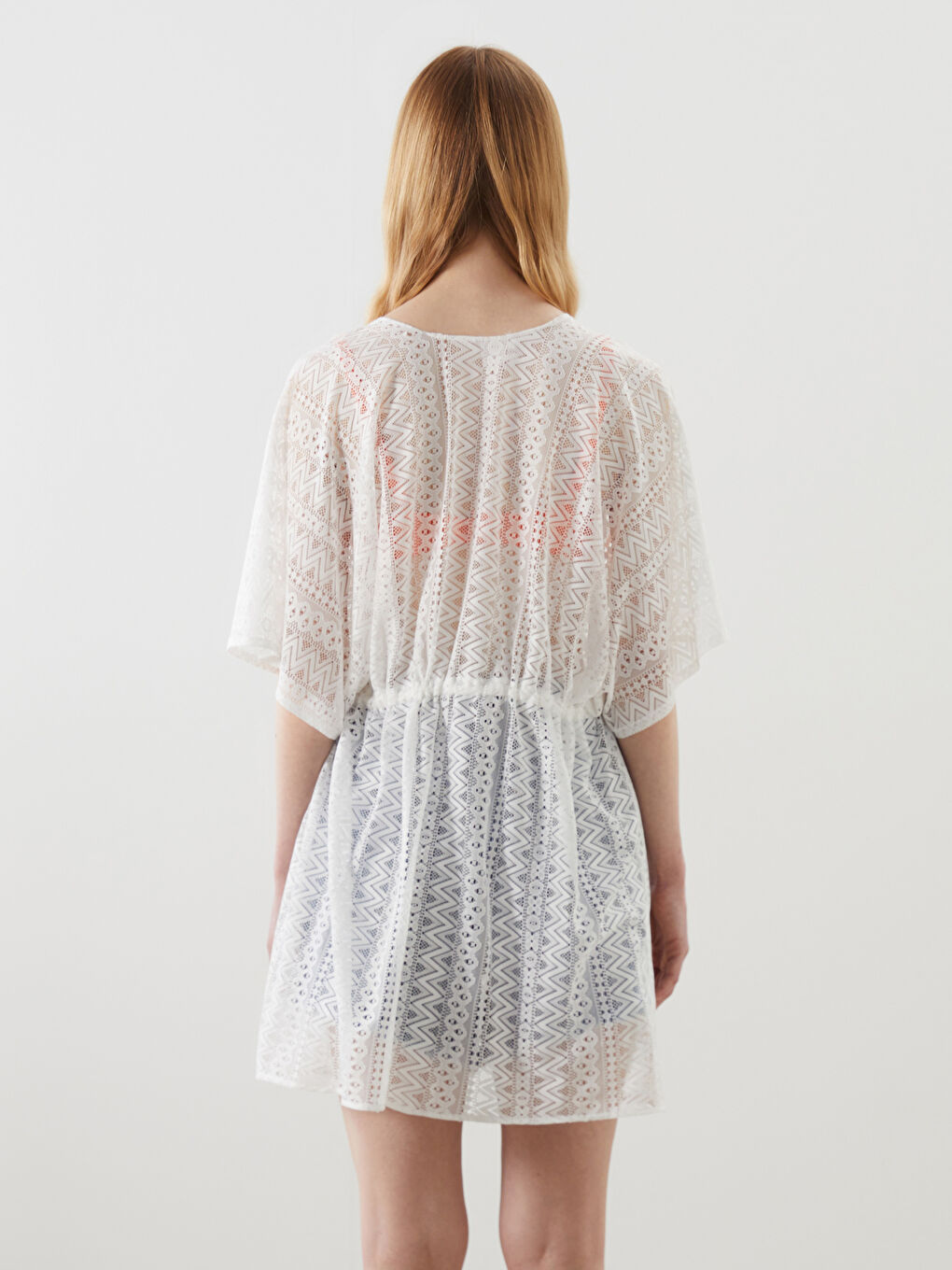 Woman WHITE Beach Dress -S5HF52Z8-FFB