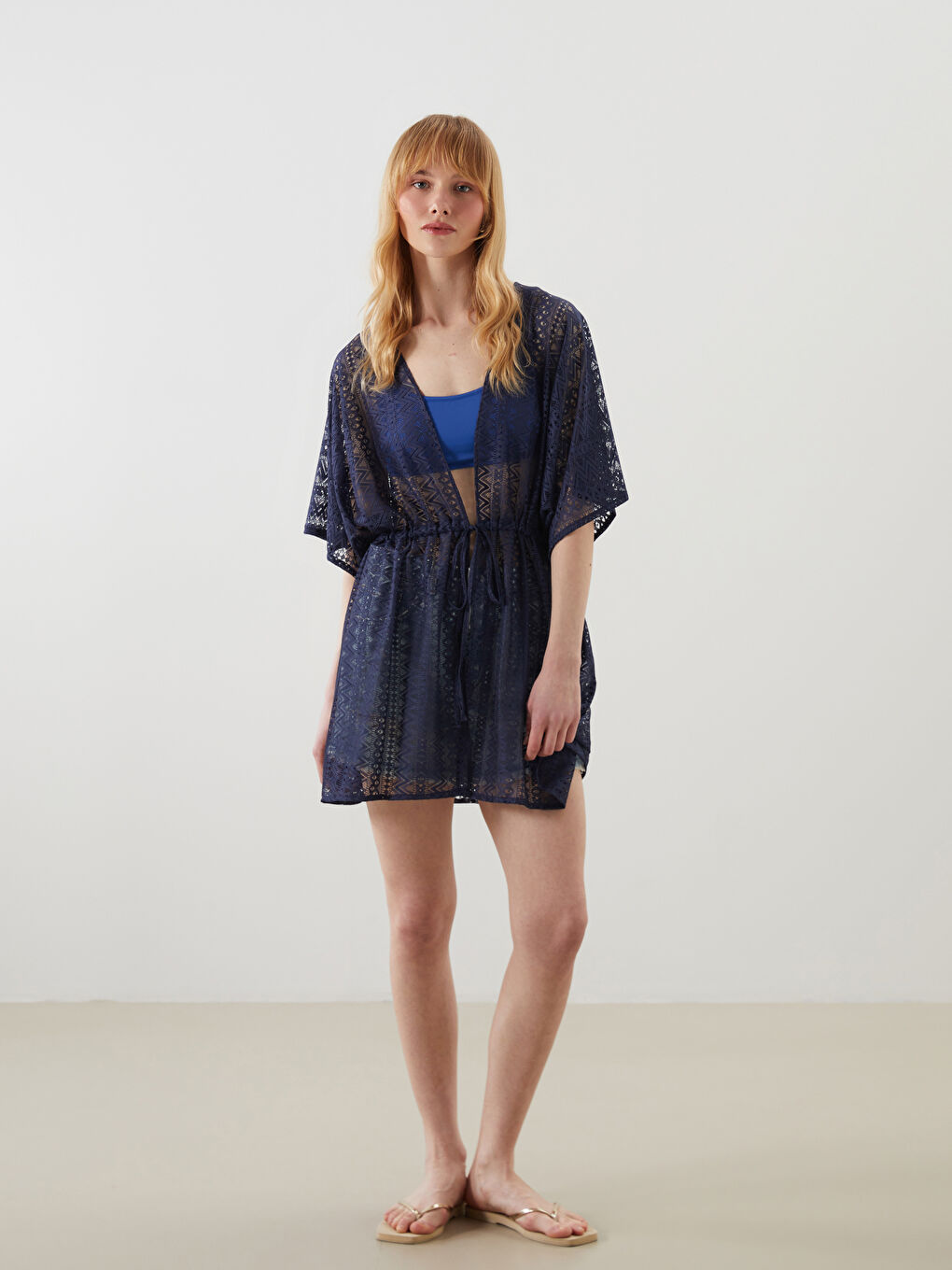 Woman NAVY Beach Dress -S5HF52Z8-HGJ