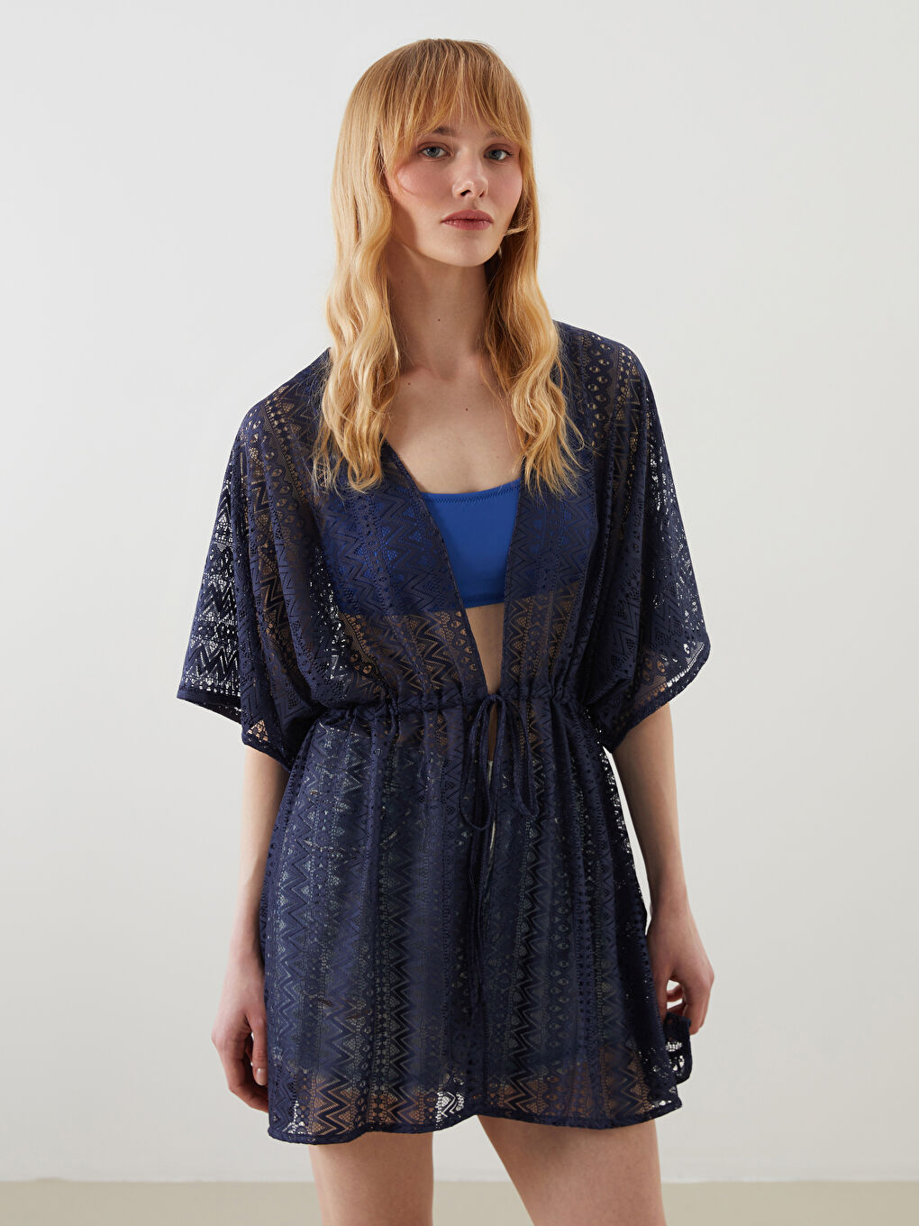 Woman NAVY Beach Dress -S5HF52Z8-HGJ