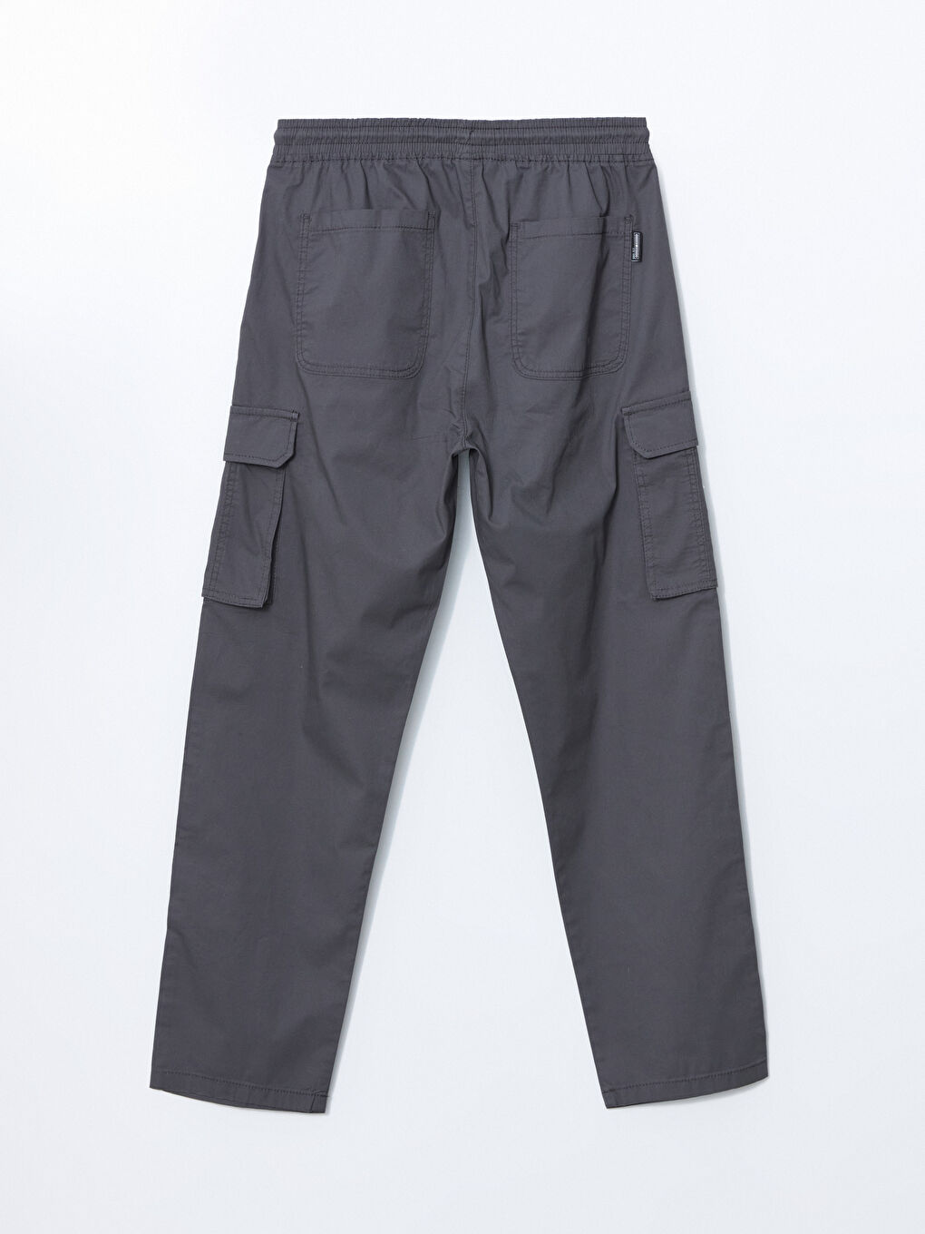 بنطلون كارغو بوبلين واسع للرجال-5
