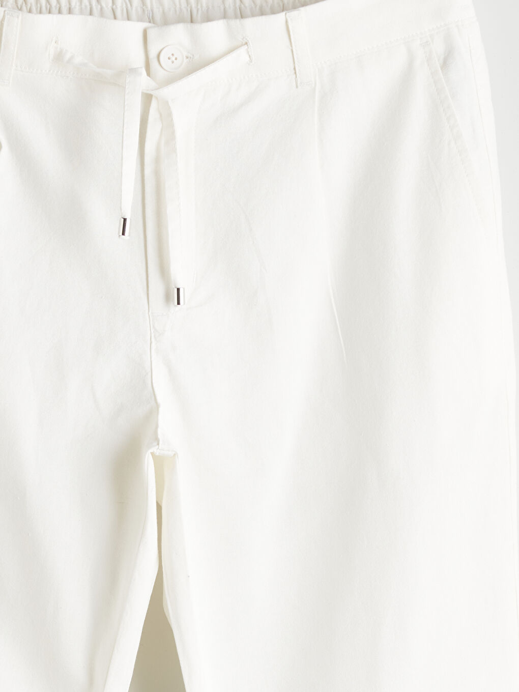 Slim Fit Linen Blend Men's Trousers-6