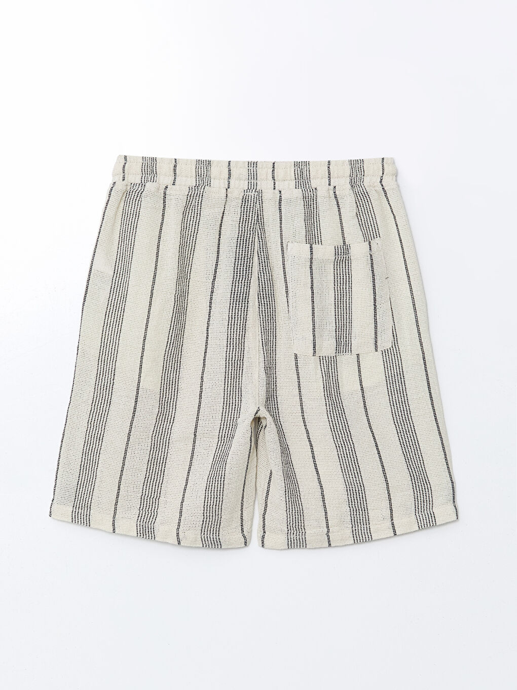 Standard Fit Striped Men's Shorts-5