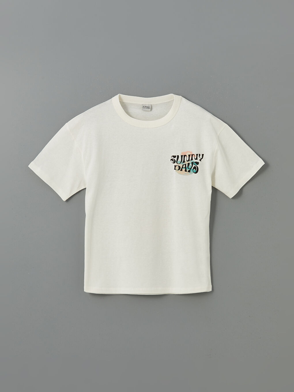 Crew Neck Boys' T-Shirt -S5HF87Z4-R9J