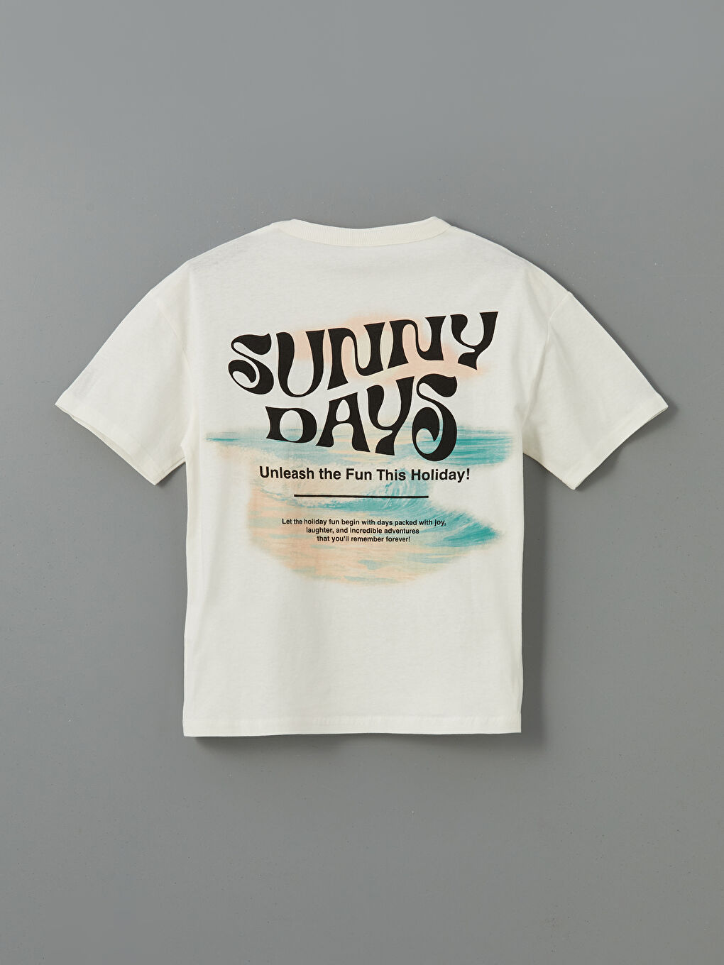 Crew Neck Boys' T-Shirt -S5HF87Z4-R9J