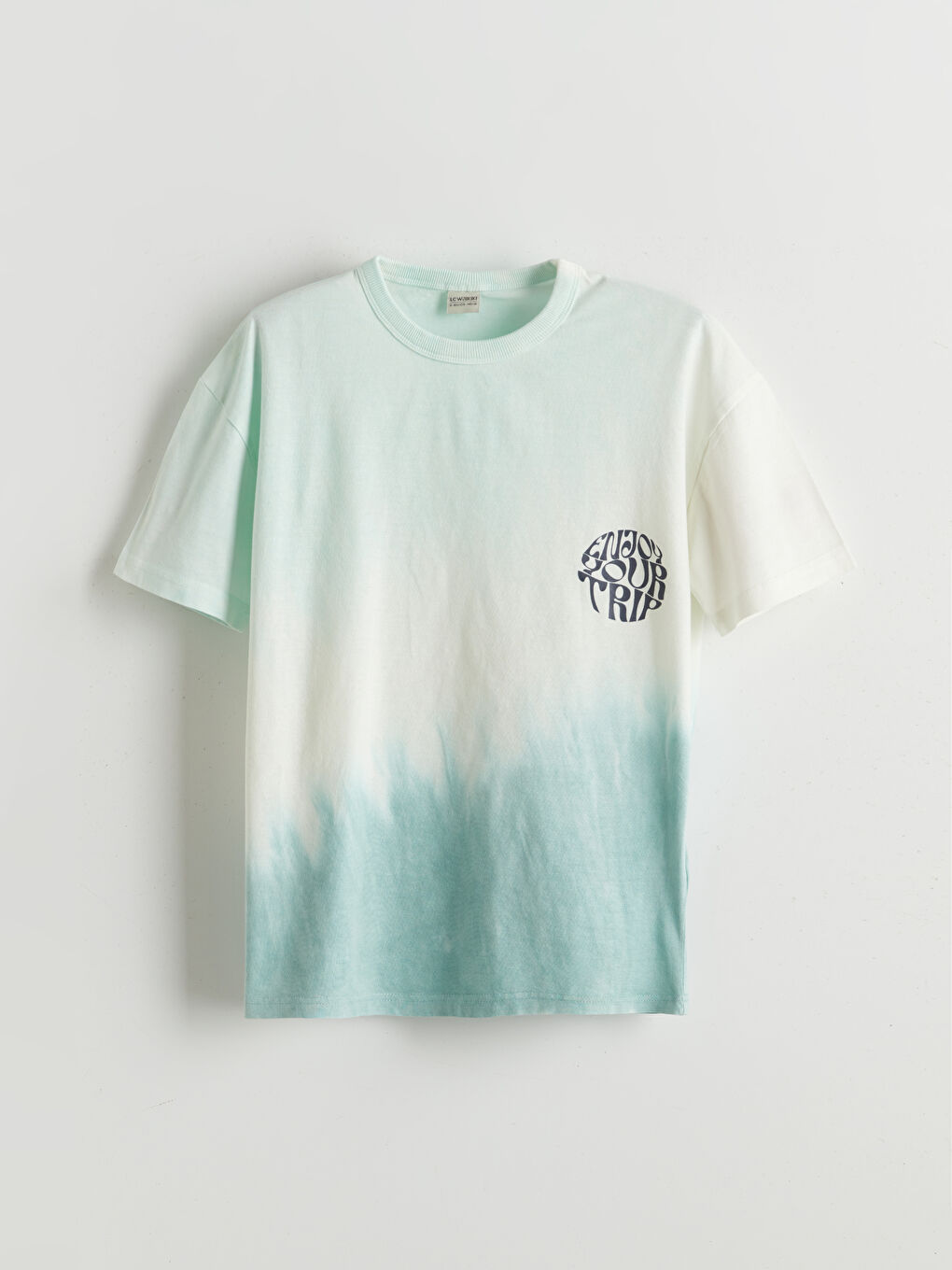 LCW Kids Majica za Dečake sa Okruglim Izrezom i Tie-dye Uzorkom -S5HF89Z4-R9J
