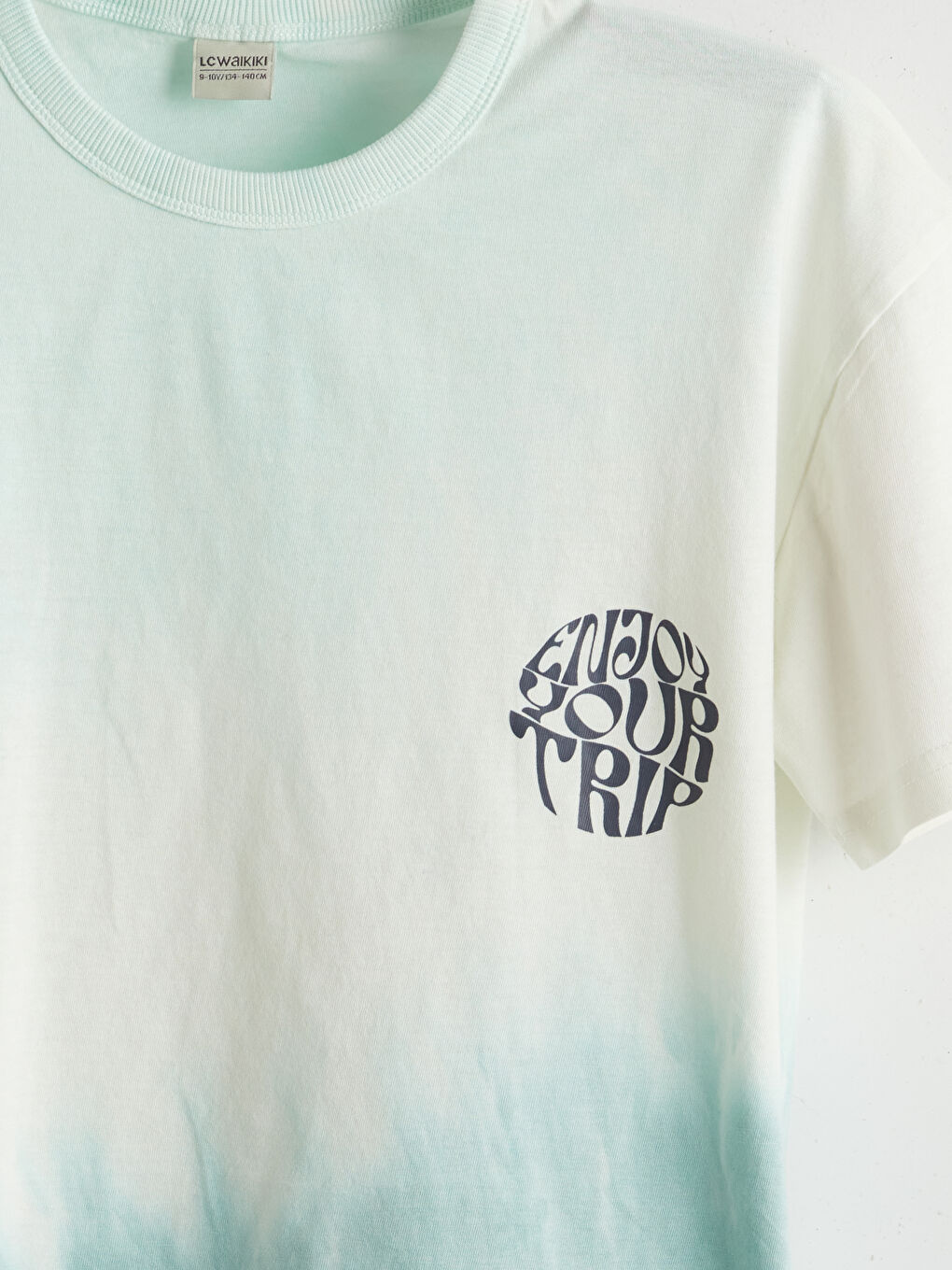 LCW Kids Majica za Dečake sa Okruglim Izrezom i Tie-dye Uzorkom -S5HF89Z4-R9J