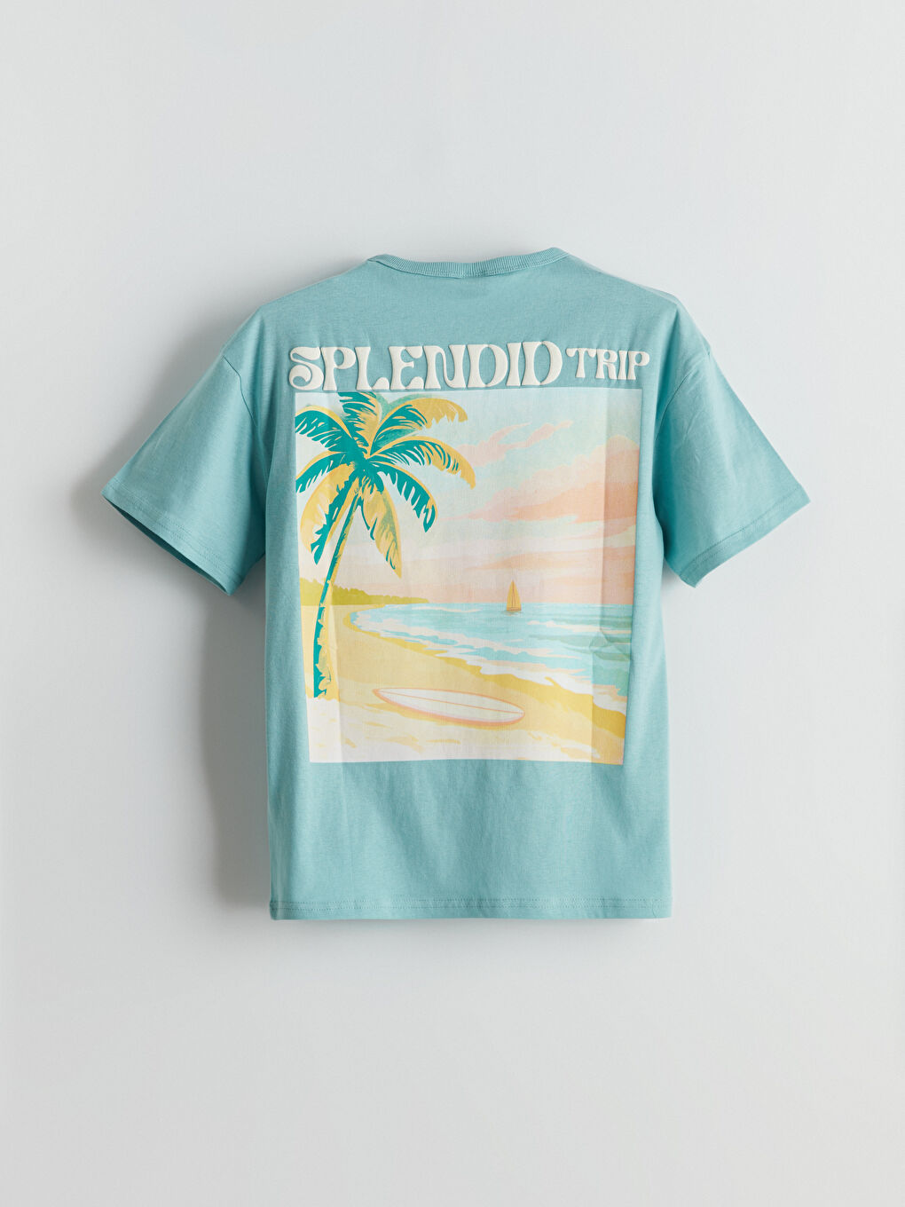 Crew Neck Boys' T-Shirt -S5HF90Z4-FKE