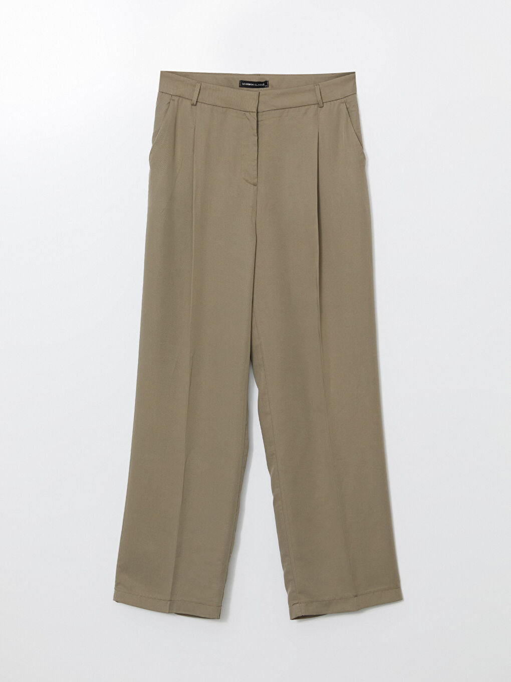 LCWAIKIKI Classic Kahverengi Loose Fit Geniş Paça  Kadın Pantolon - 4