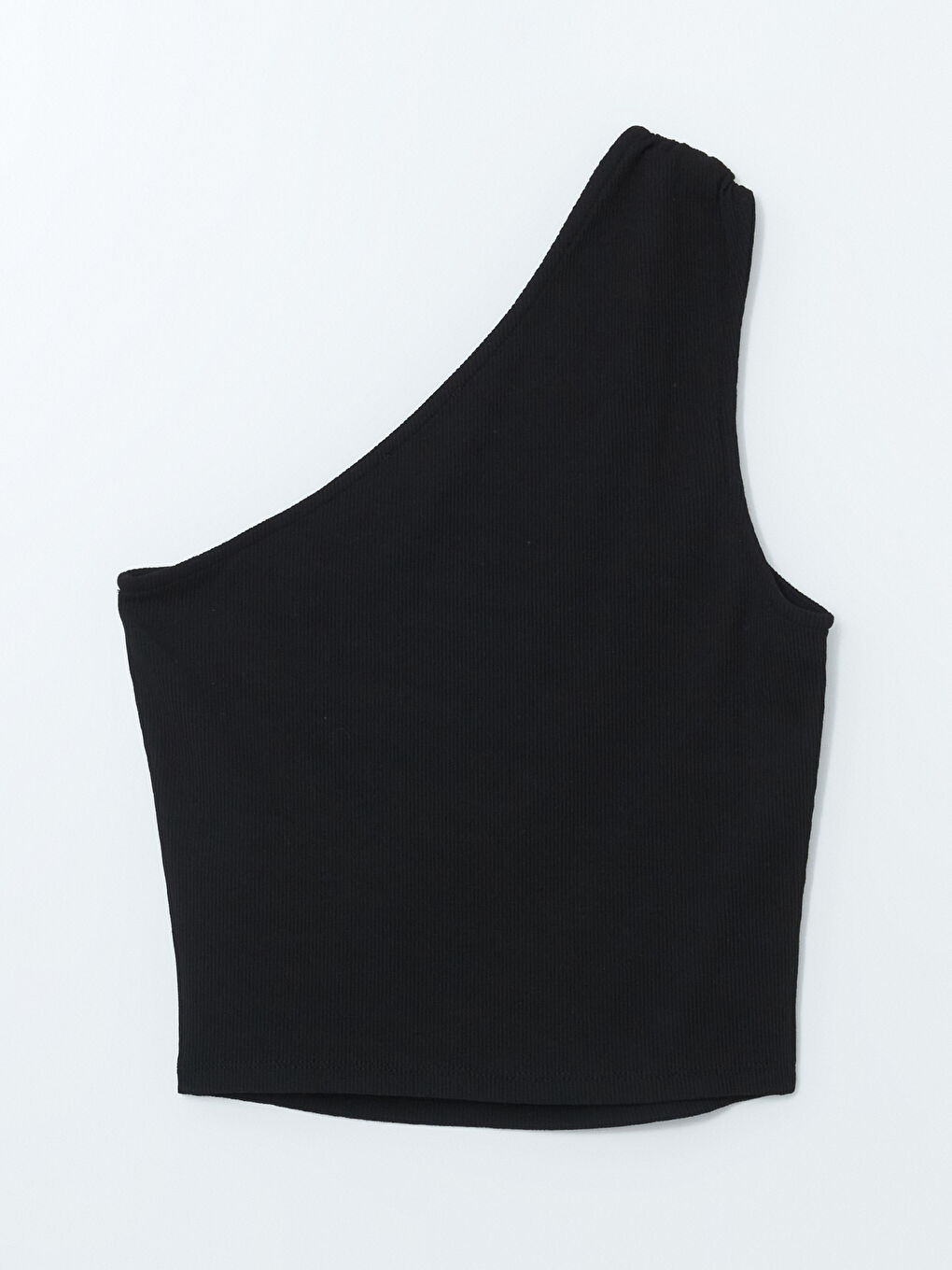 Women's One Shoulder Plain Tank Top -S5HG32Z8-CVL