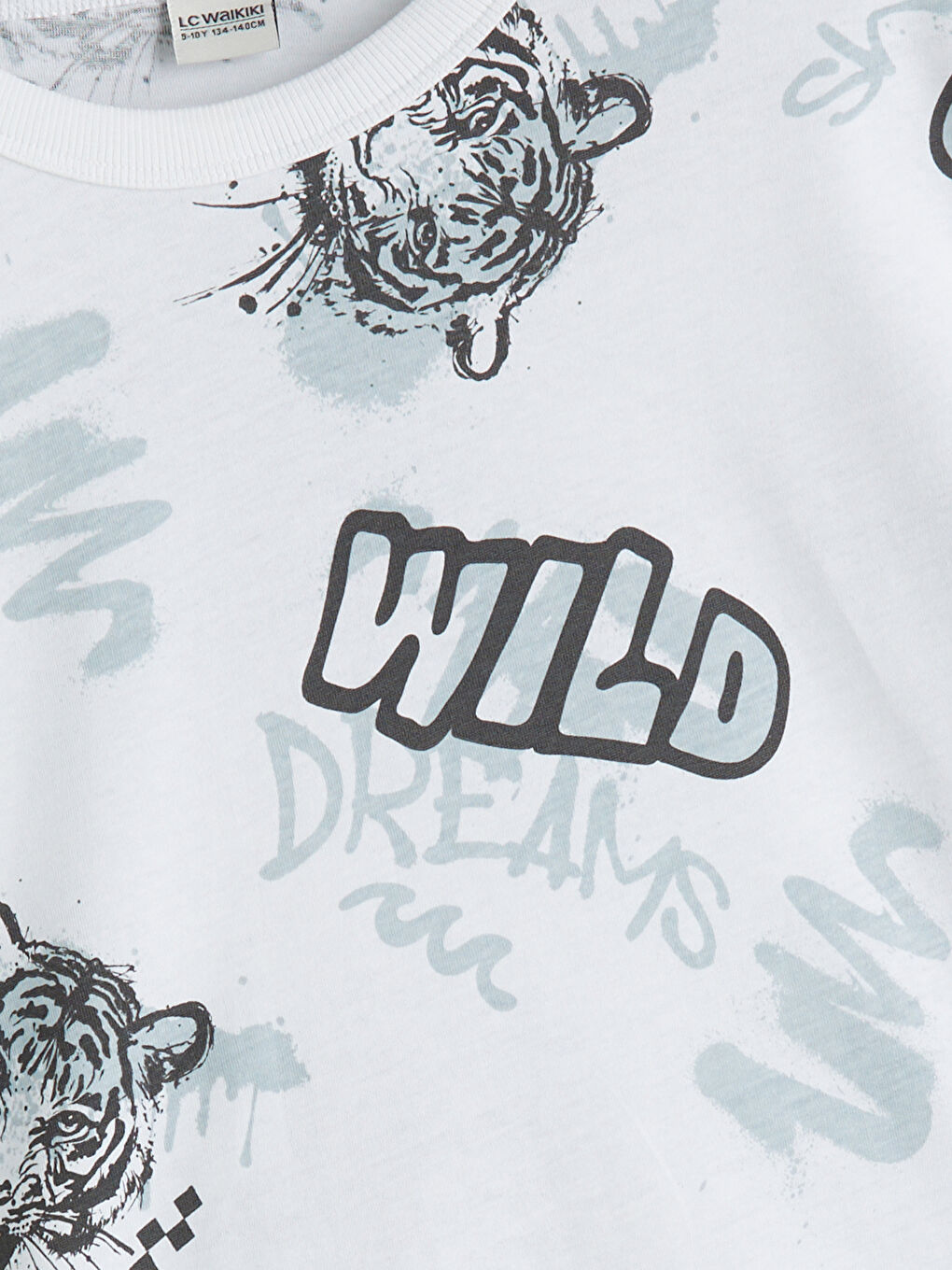 LCW Kids Crew Neck Printed Short Sleeve Boys' T-Shirt -S5HG36Z4-LRW